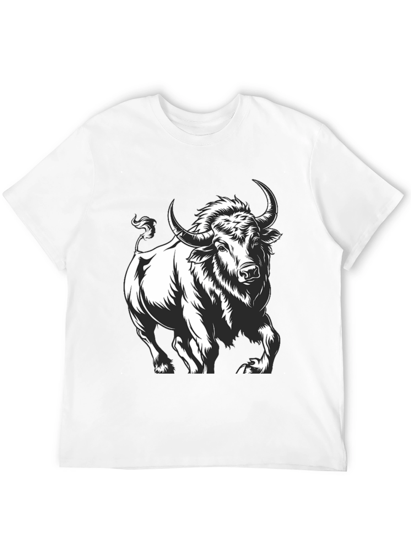 Black Black Bull Graphic Tee - Bold & Stylish view 12