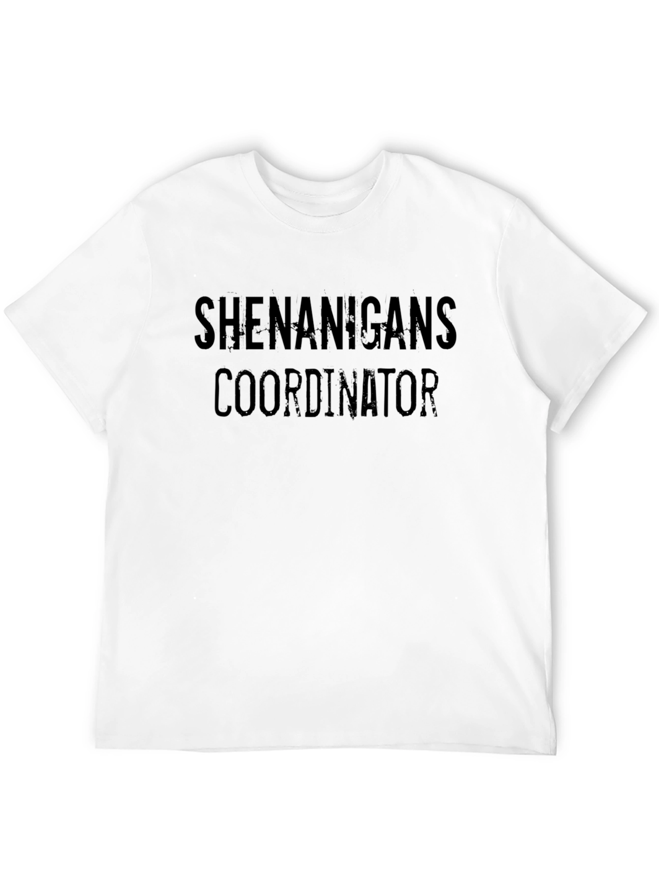 Black Shenanigans Coordinator Black T-Shirt Funny Graphic Tee view 12