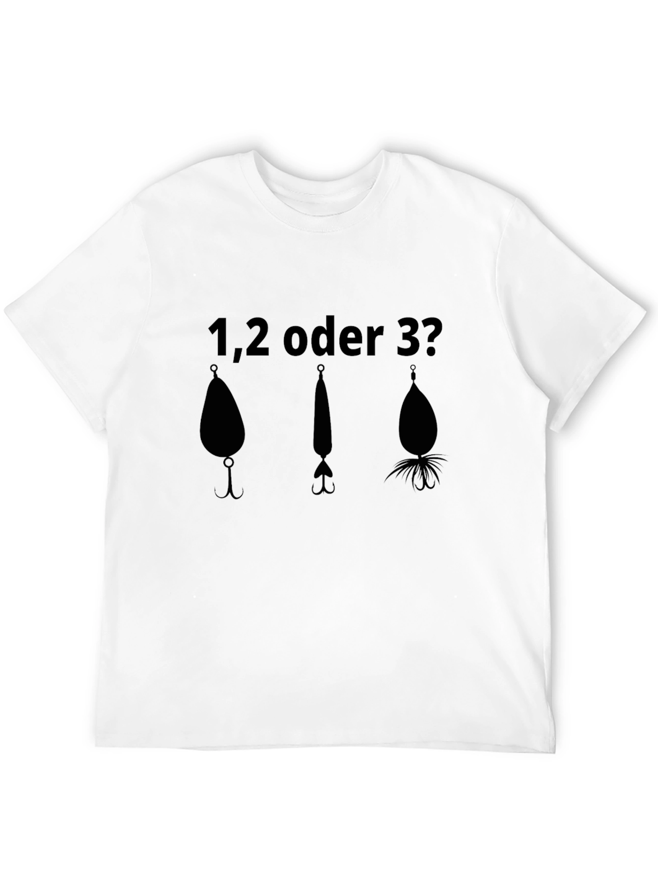 Black Fishing Lure T-Shirt - 1, 2, or 3? view 12