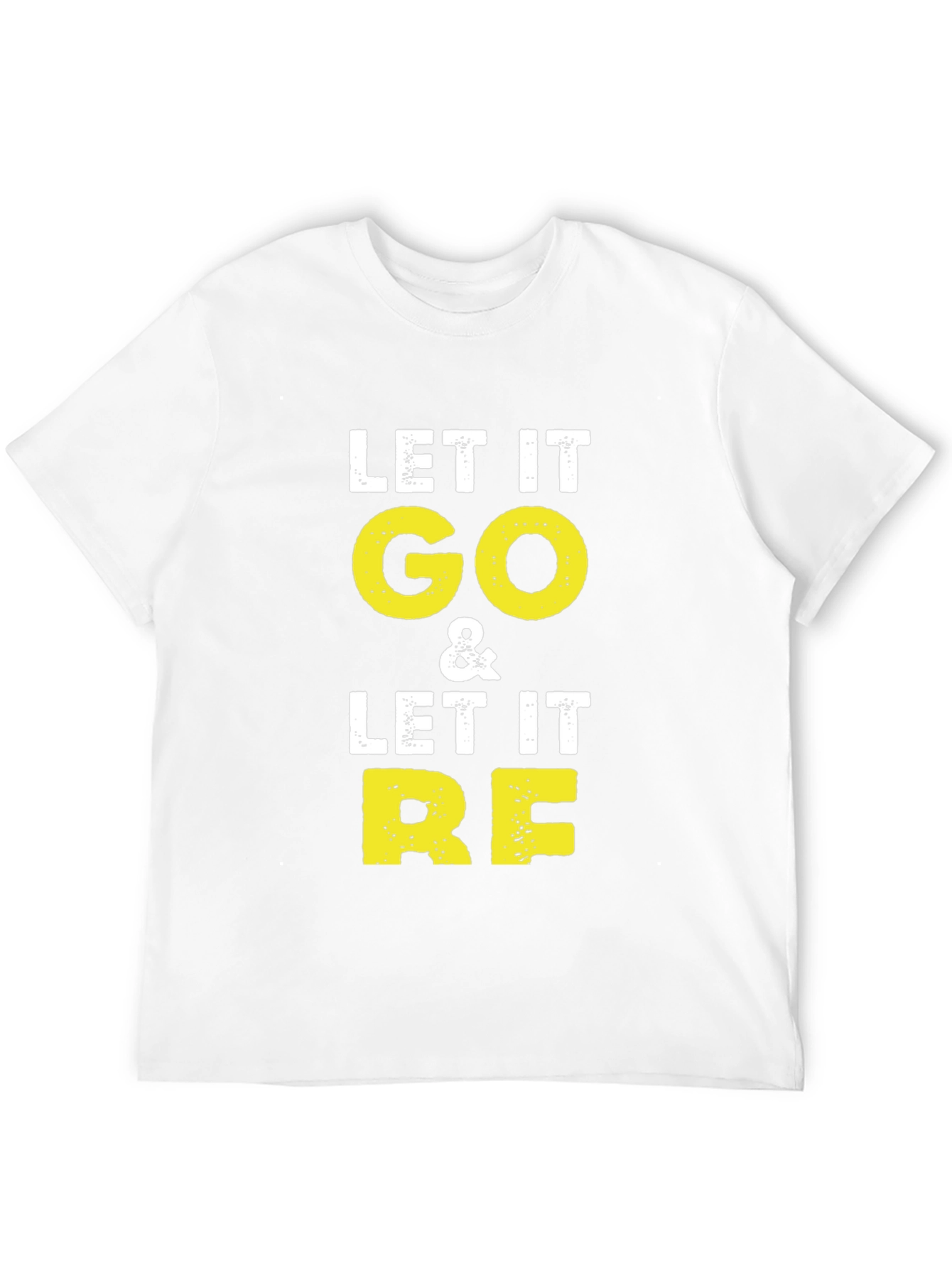 Black Let It Go & Let It RE Black Graphic T-Shirt view 12