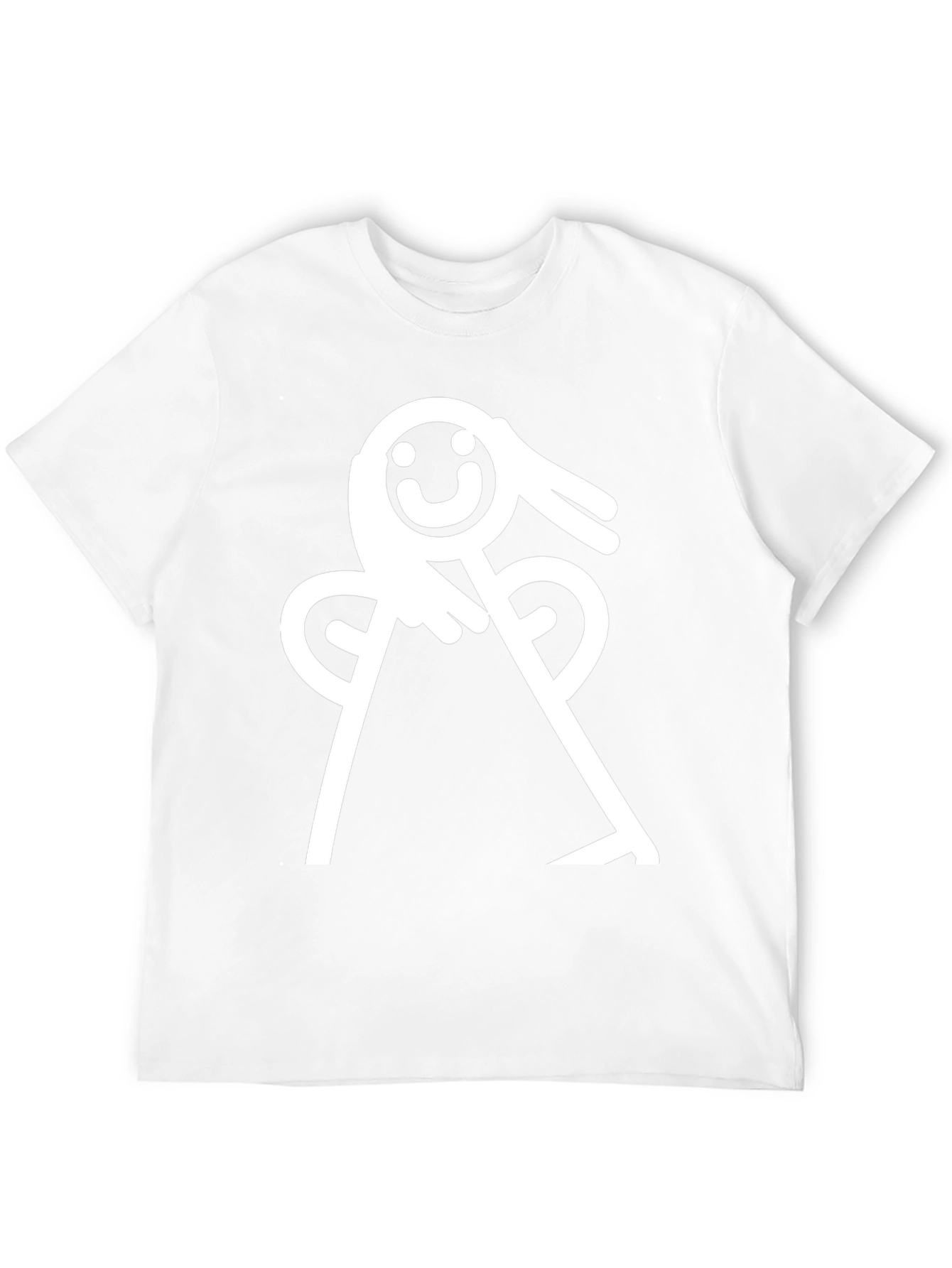 Black Whimsical Angel Graphic Tee - Black Cotton Blend view 12