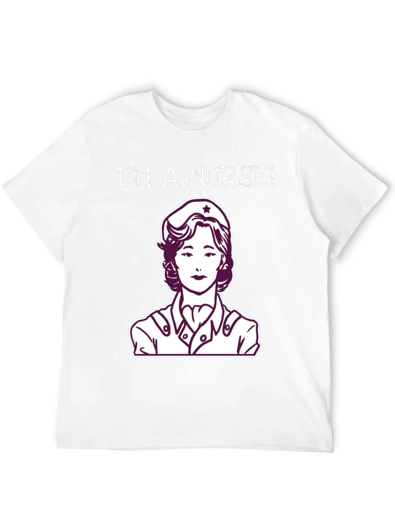 Black I'm a Nurse! Graphic Tee view 12