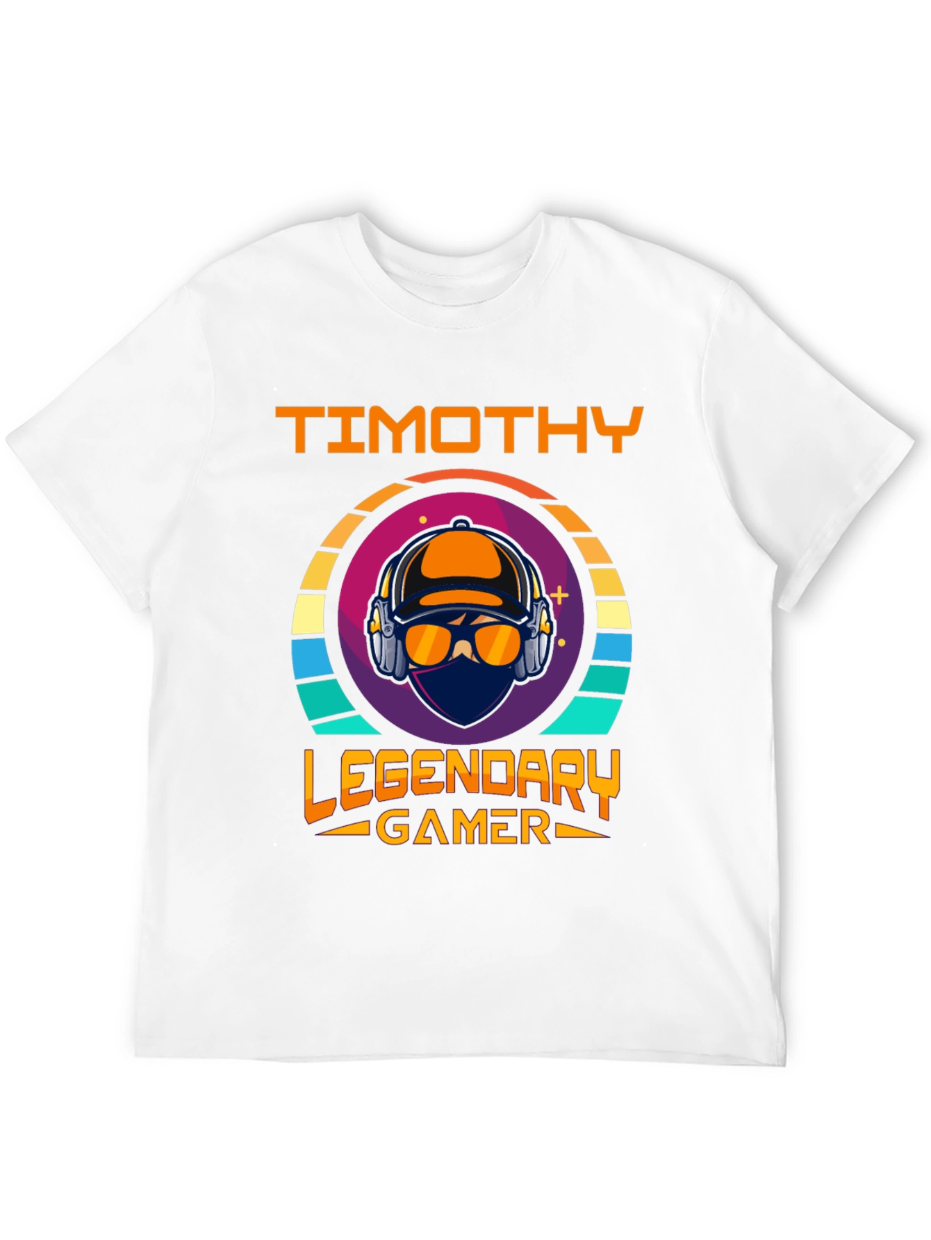 Black Timothy Legendary Gamer T-Shirt view 12