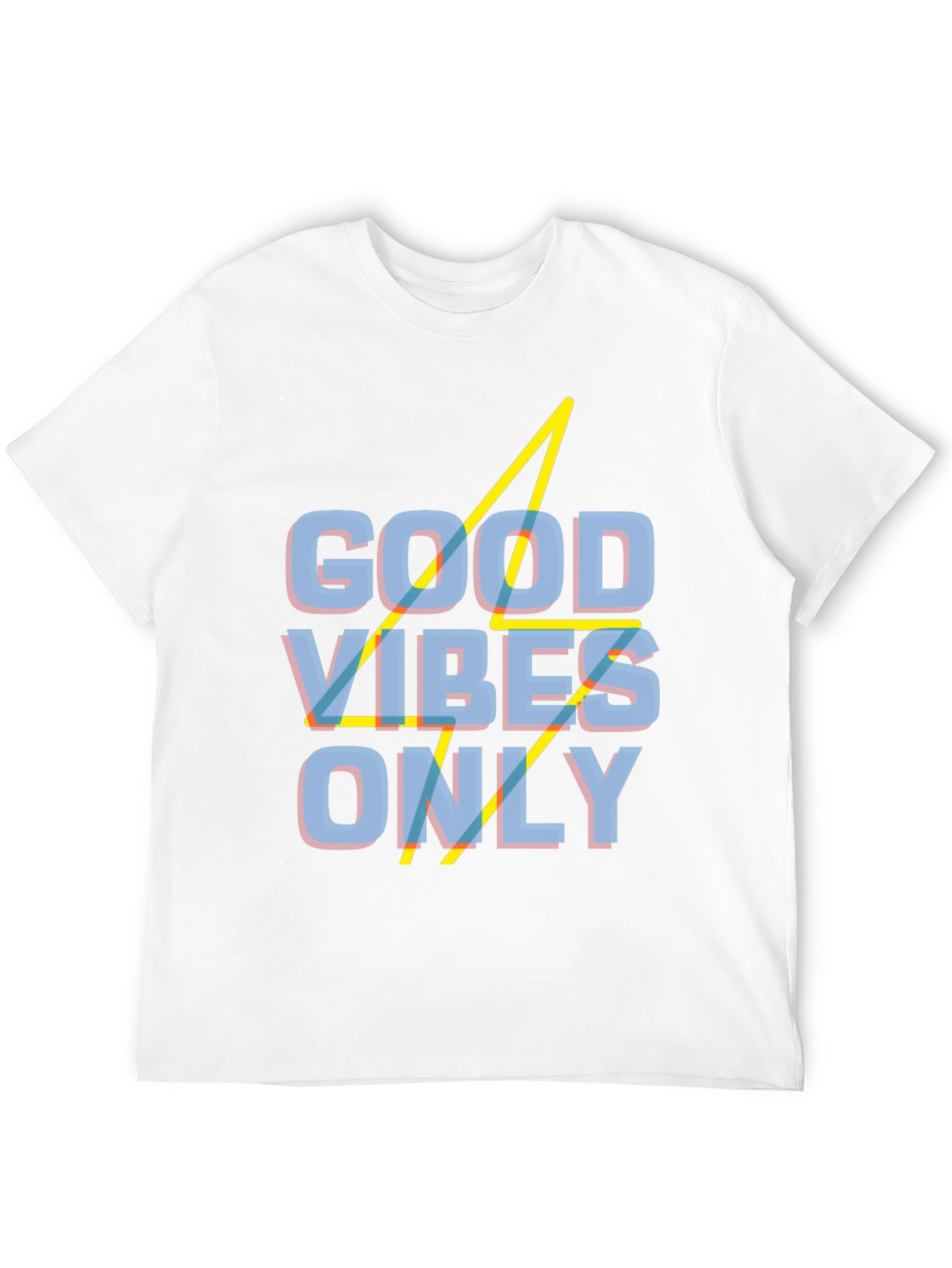 Black Good Vibes Only Graphic Tee view 12