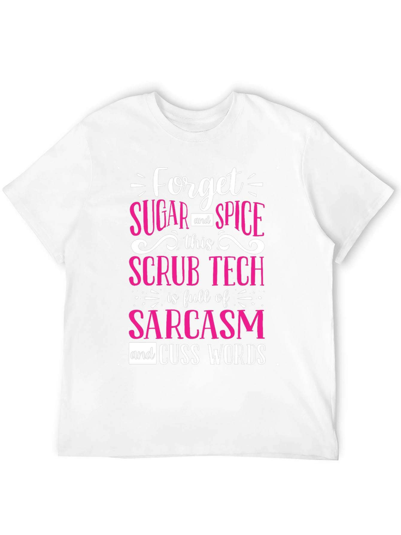 Black Sarcastic Scrub Tech T-Shirt view 12