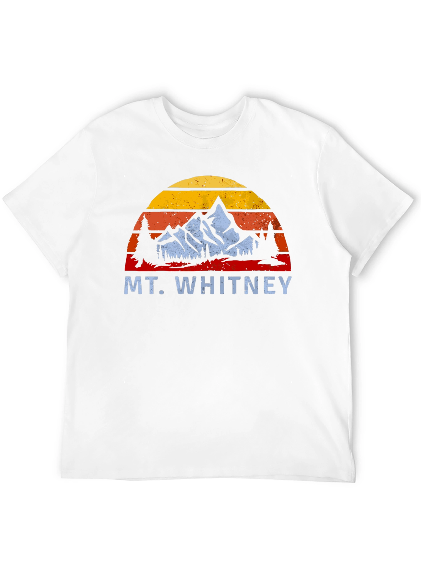 Black Mt. Whitney Retro Sunset T-Shirt view 12