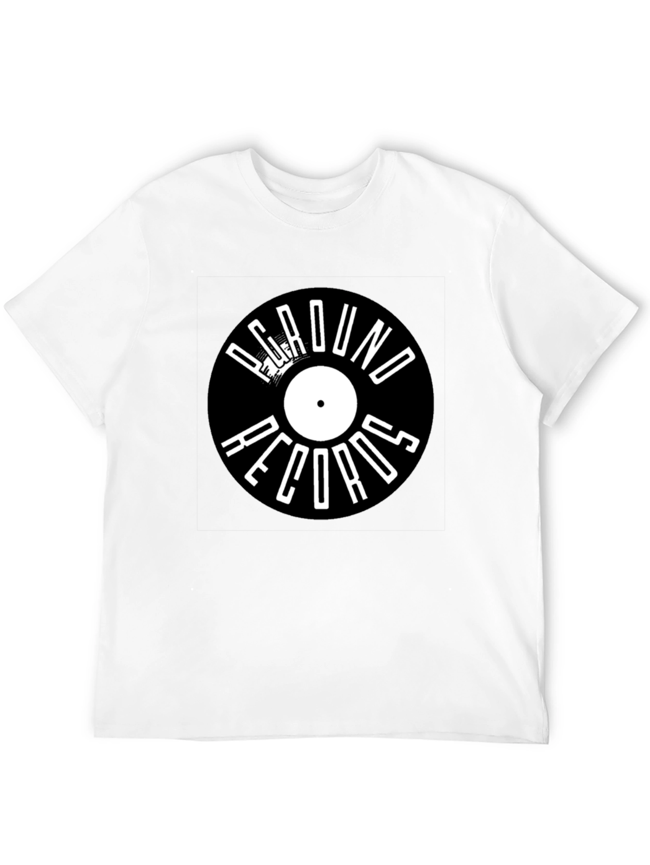 Black Underground Records Vinyl T-Shirt view 12