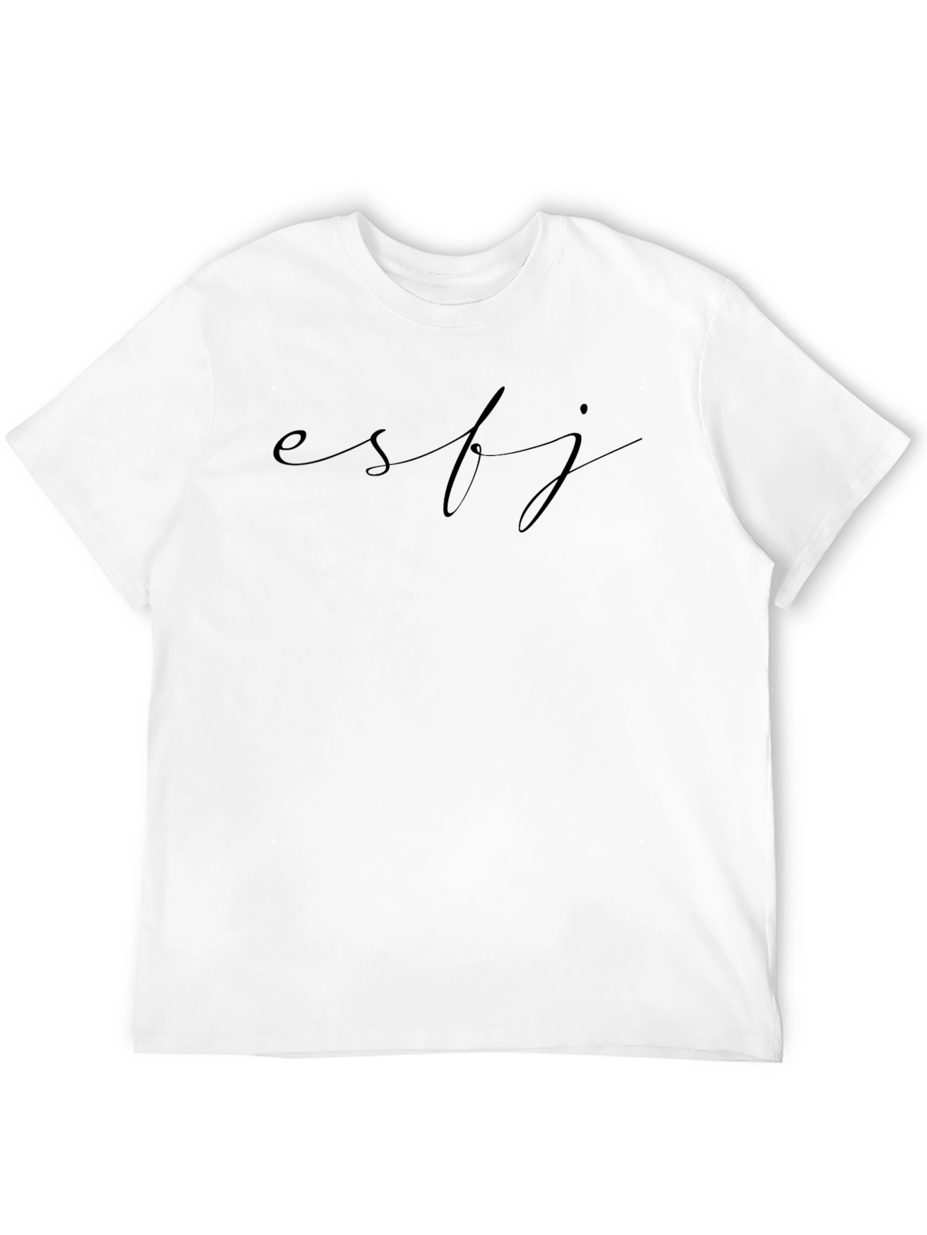 Black ESFJ Personality Black T-Shirt view 12