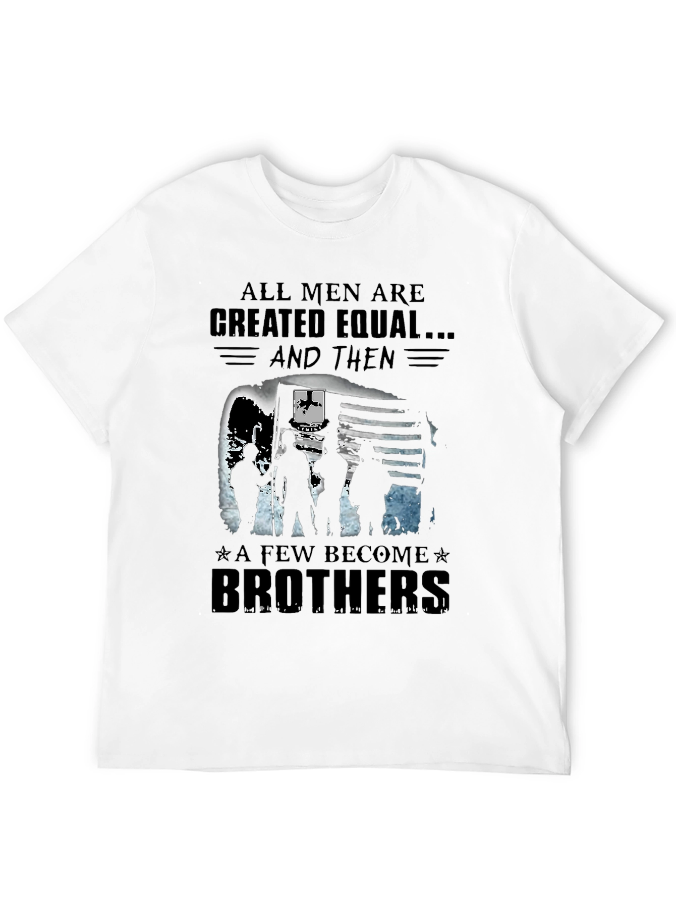Black Brotherhood Graphic Tee - All Men Created Equal view 12