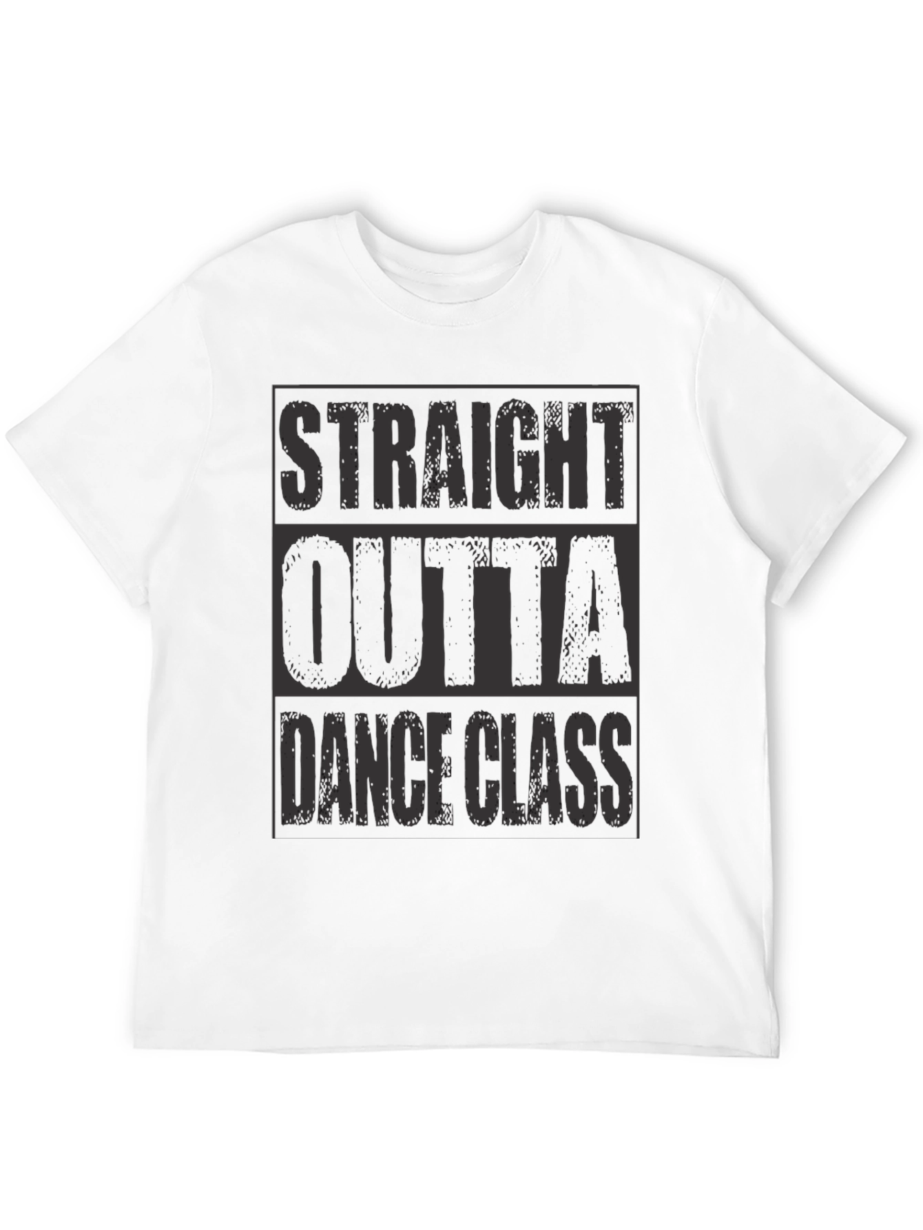 Black Straight Outta Dance Class T-Shirt view 12