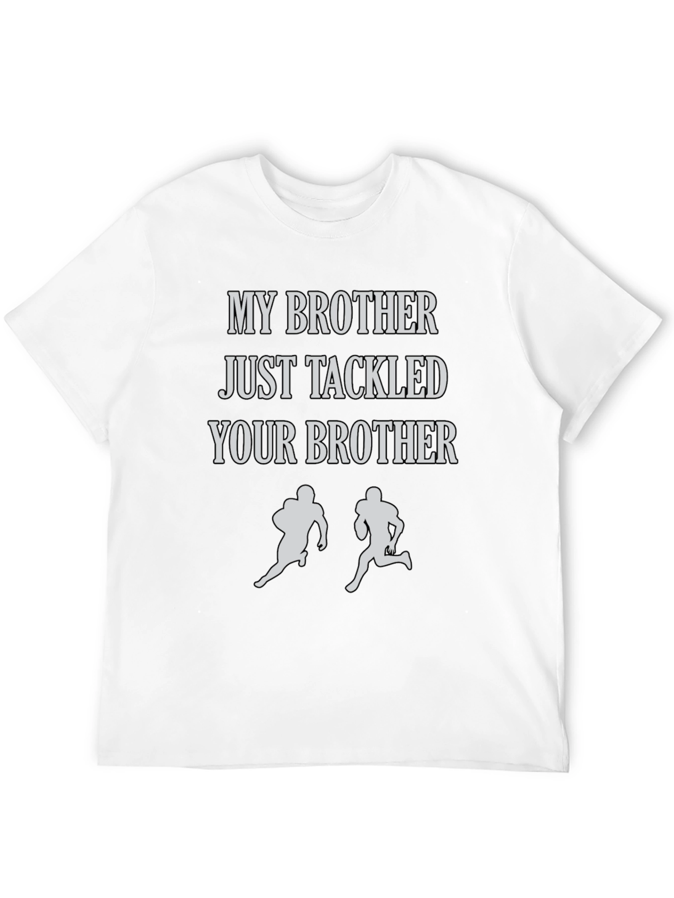 Black My Brother Tackled Your Brother T-Shirt view 12