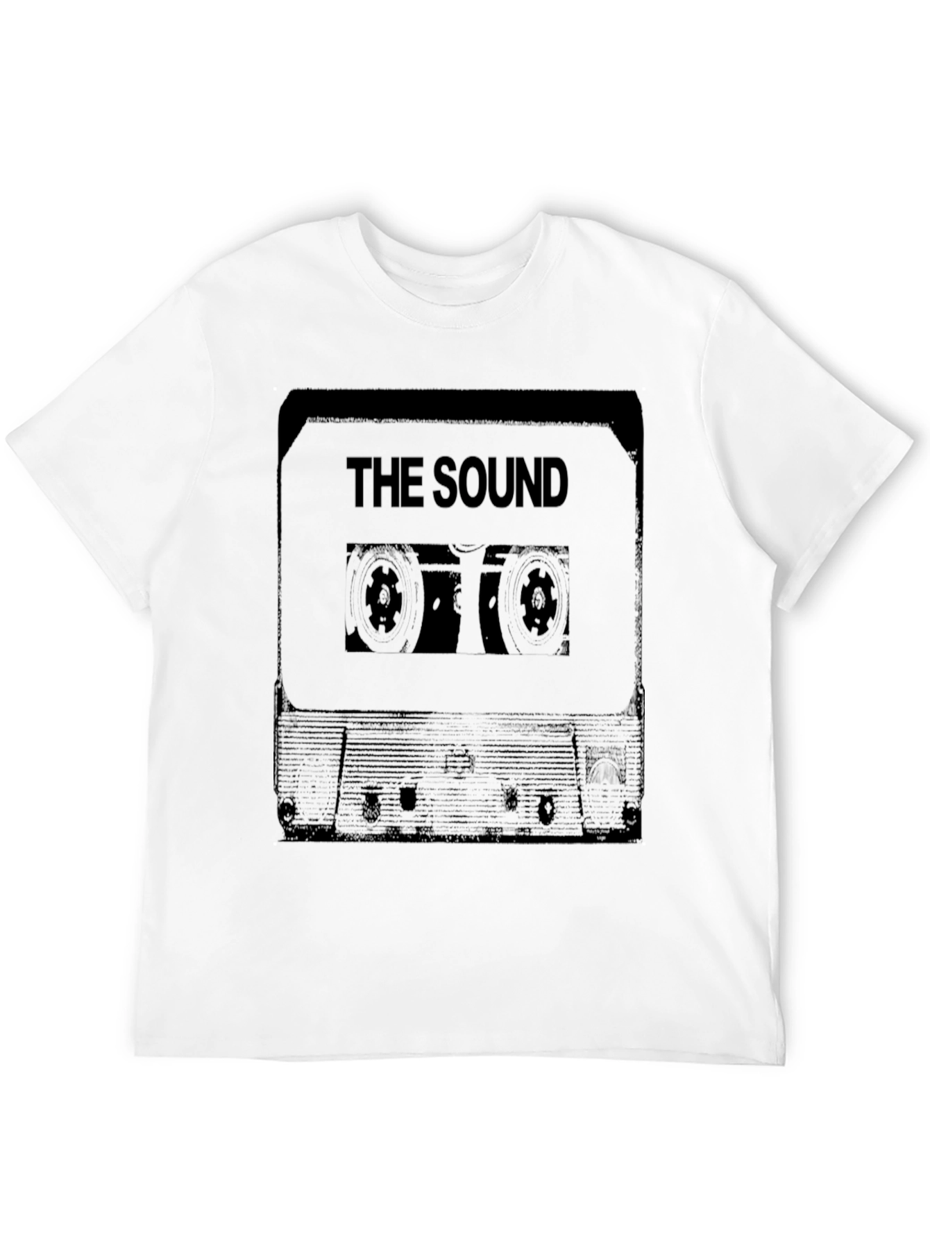 Black The Sound Cassette Tape Graphic T-Shirt view 12