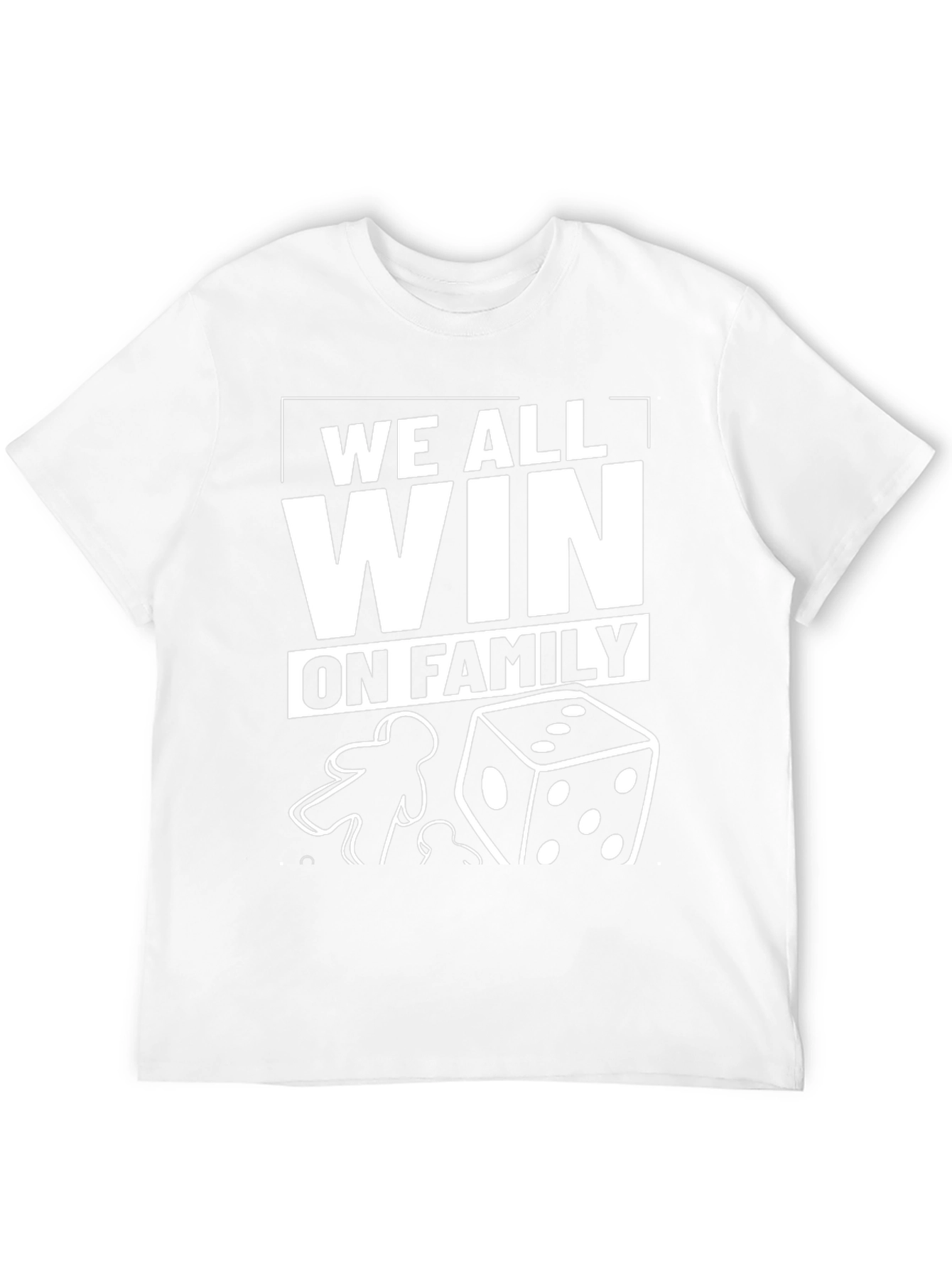 Black We All Win On Family T-Shirt view 12
