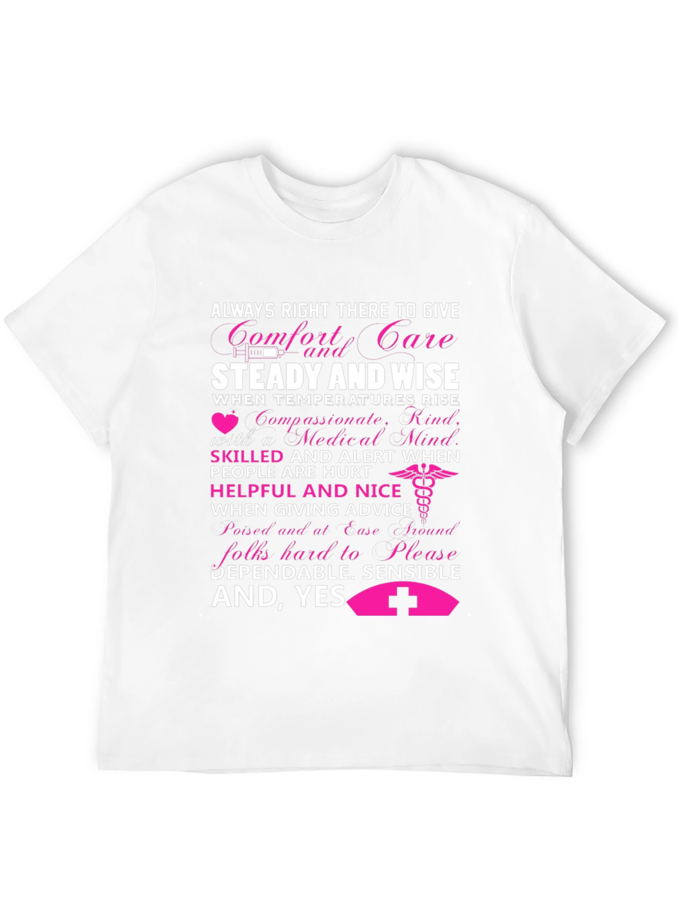 Black Nurse Appreciation Graphic T-Shirt view 12