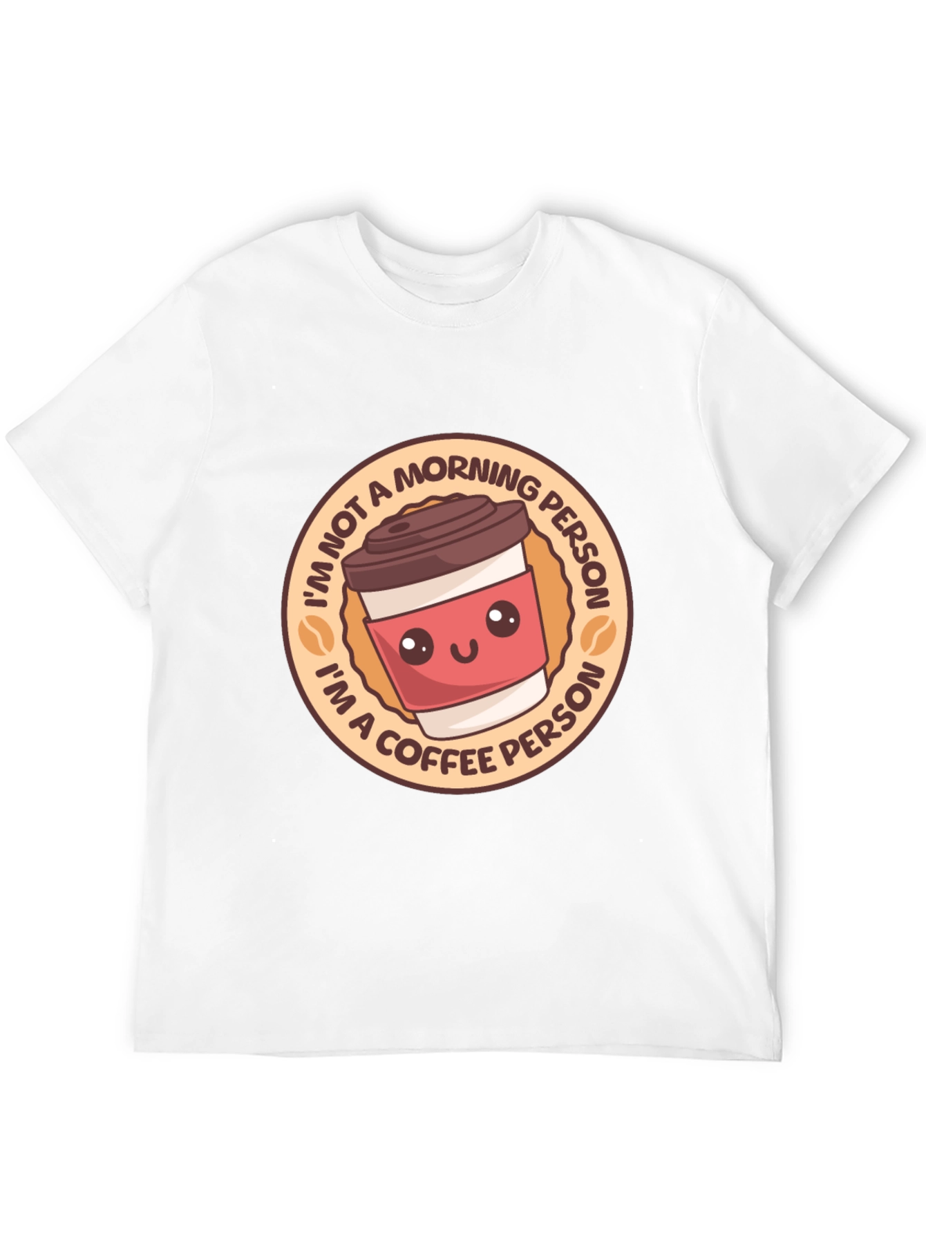Black Coffee Person T-Shirt - Funny Morning Tee view 12