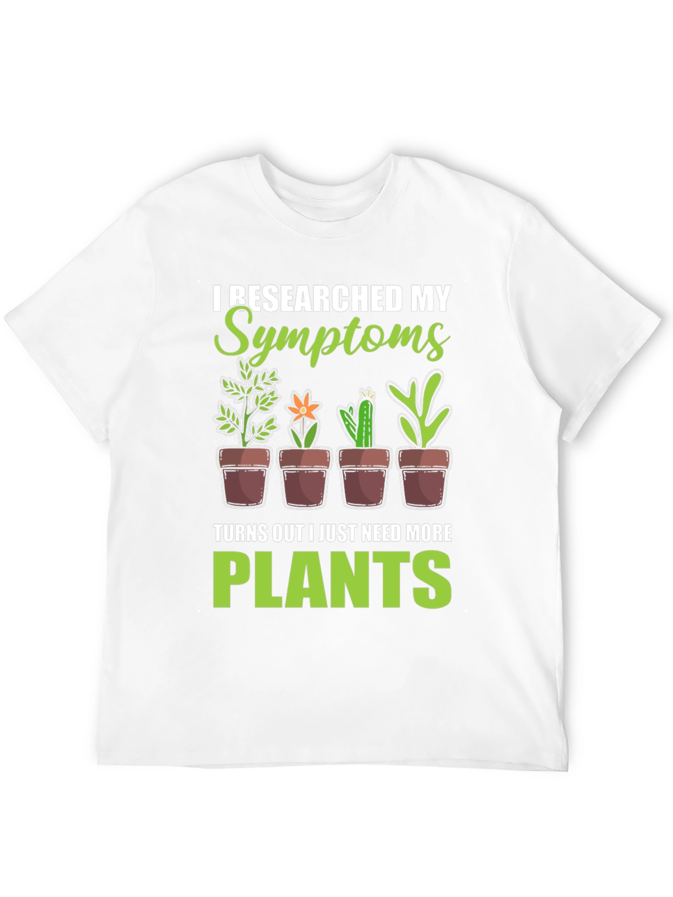 Black More Plants T-Shirt Funny Gardening Tee view 12
