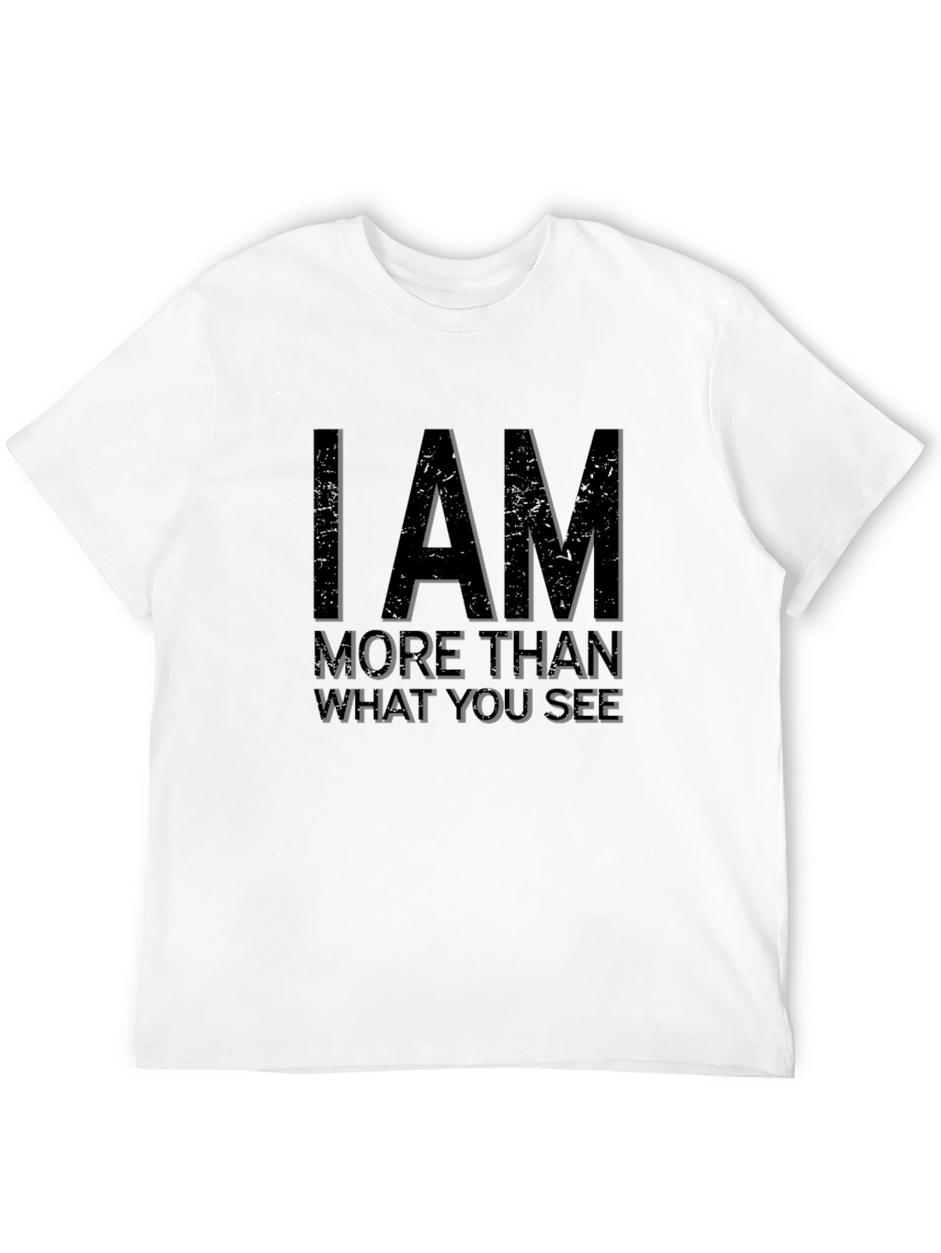Black I AM More Than What You See Graphic Tee view 12
