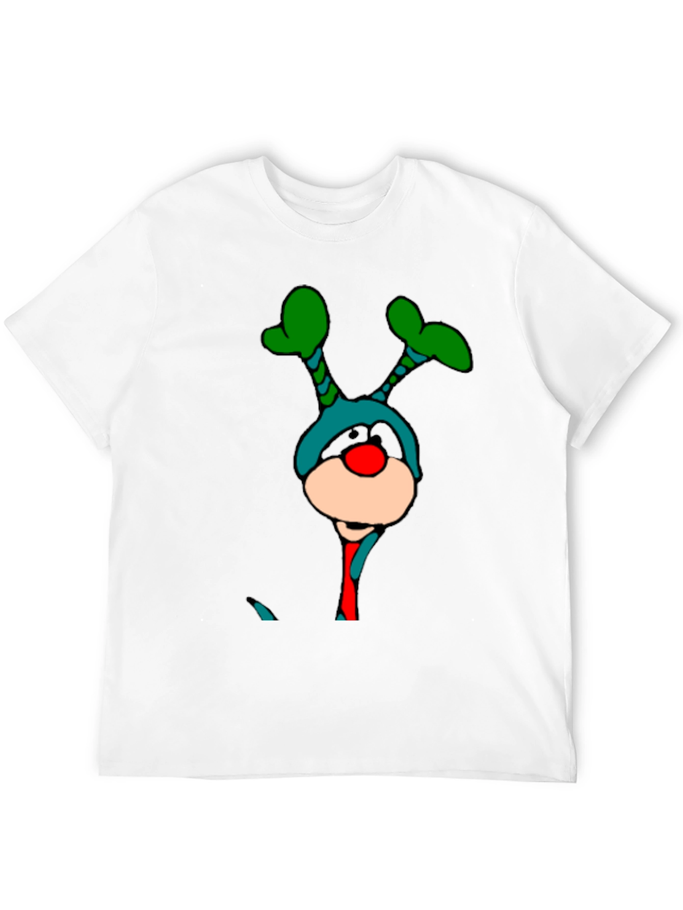 Black Novelty Holiday Cartoon Character Black T-Shirt view 12