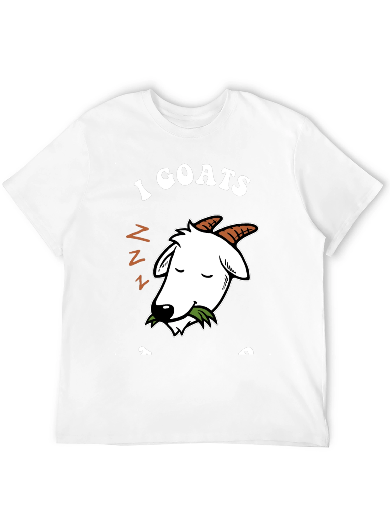 Black I Goats To Sleep Funny Graphic T-Shirt view 12
