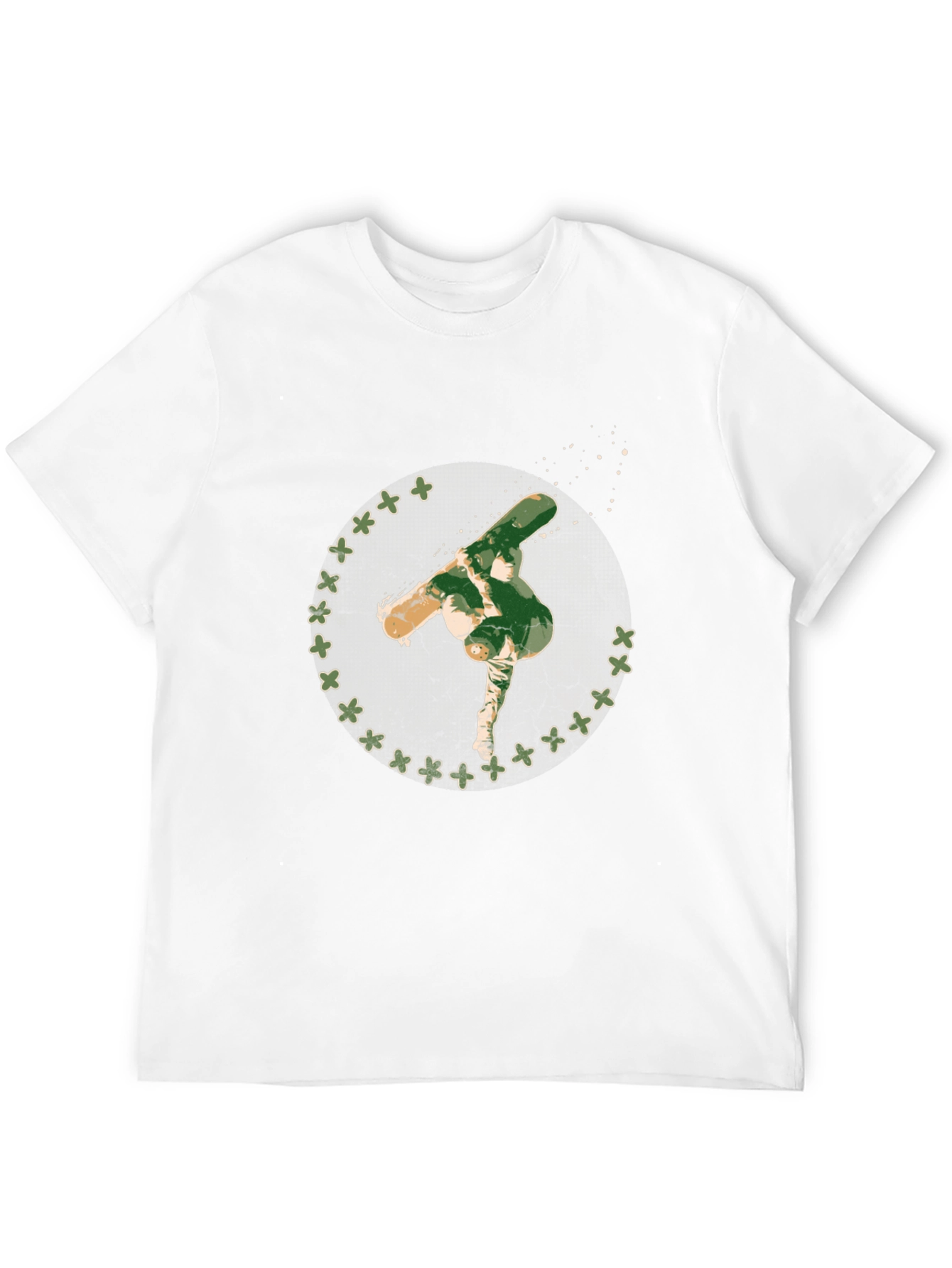 Black Skateboarding Art T-Shirt - Unique Graphic Tee view 12