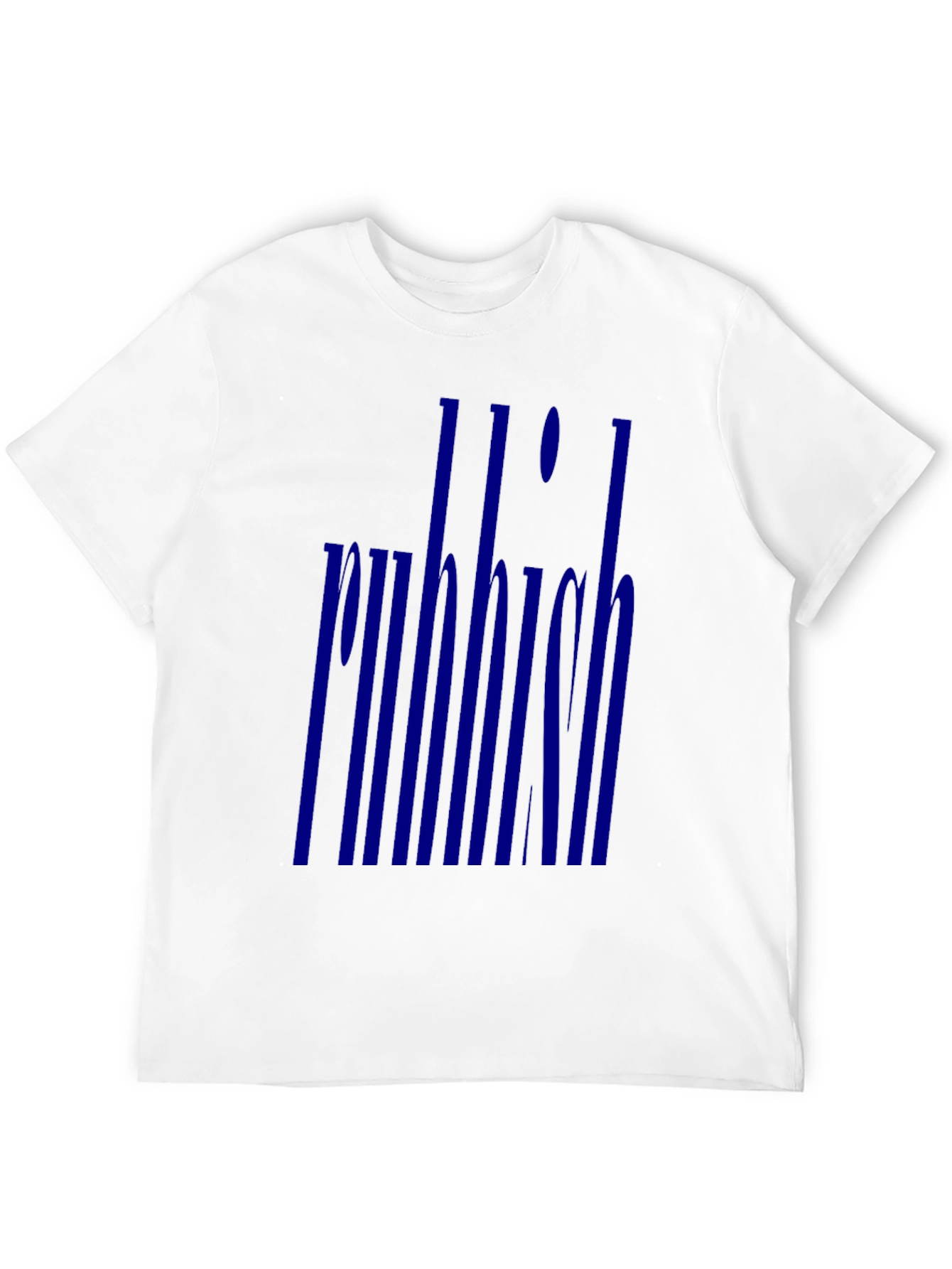 Black Rubbish Graphic Print T-Shirt - Black view 12