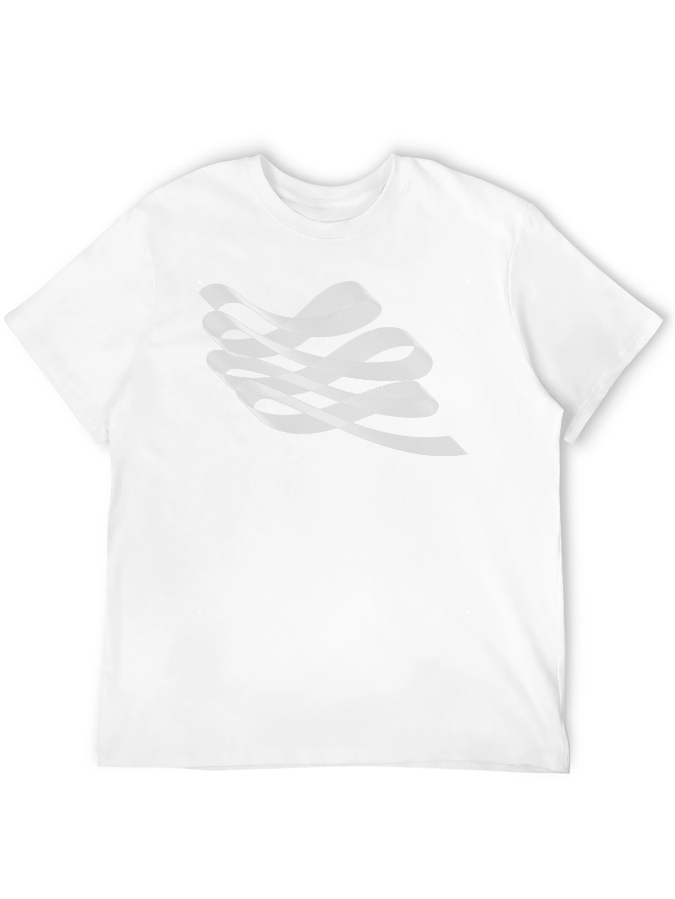 Abstract Graphic Tee - Modern Black T-Shirt - 12