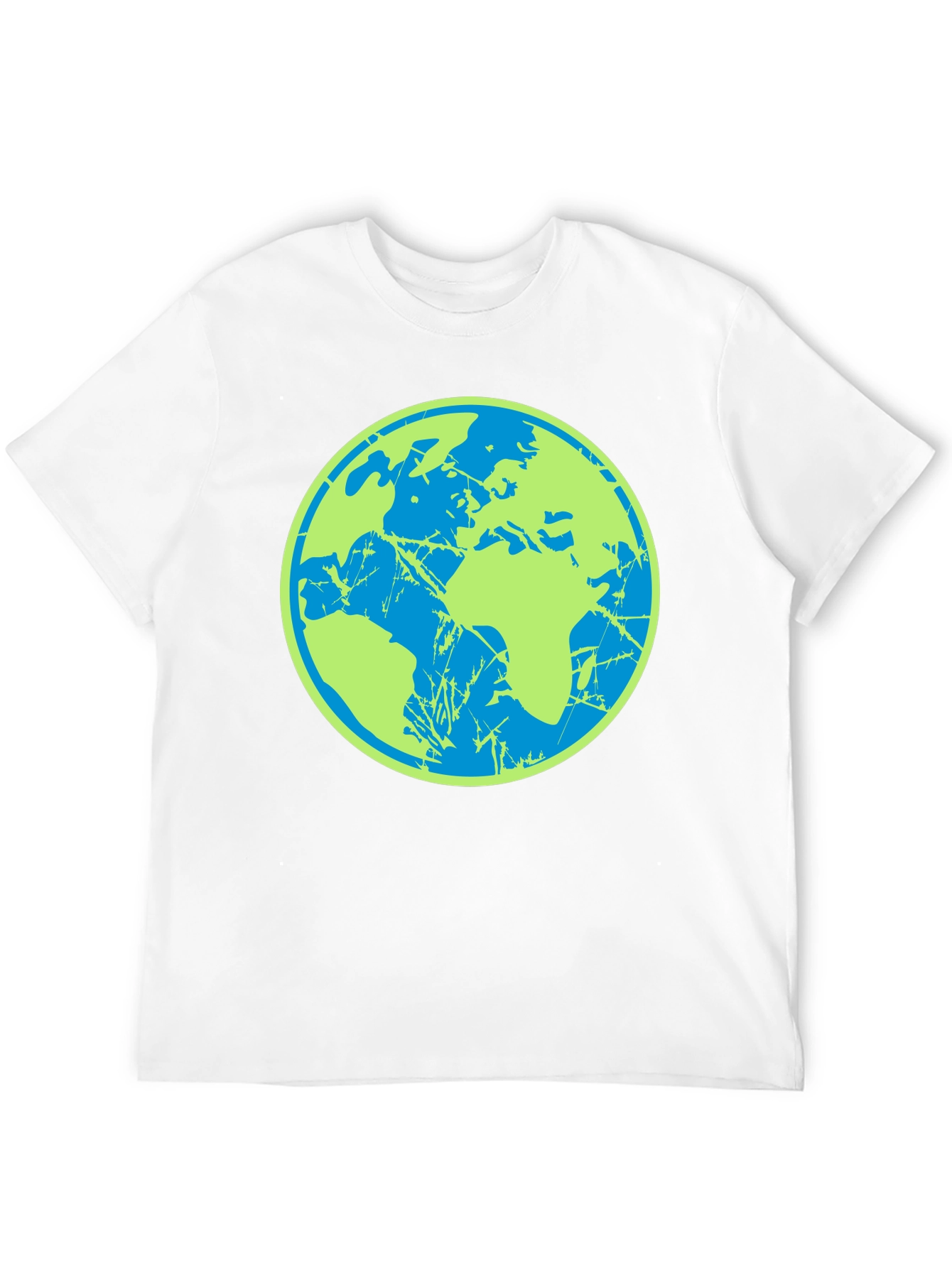 Black Earth Graphic Tee - Black Cotton Casual T-Shirt view 12