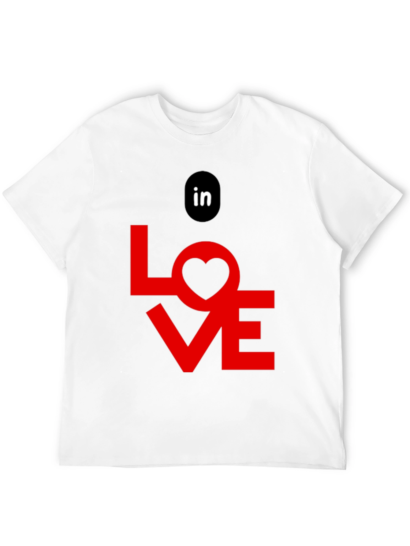 Black In Love Graphic Tee - Black Cotton T-Shirt view 12