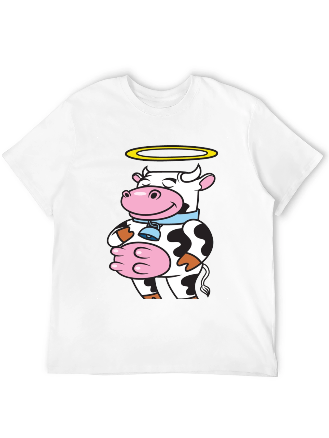 Black Holy Cow Graphic Tee - Unique Novelty Shirt view 12