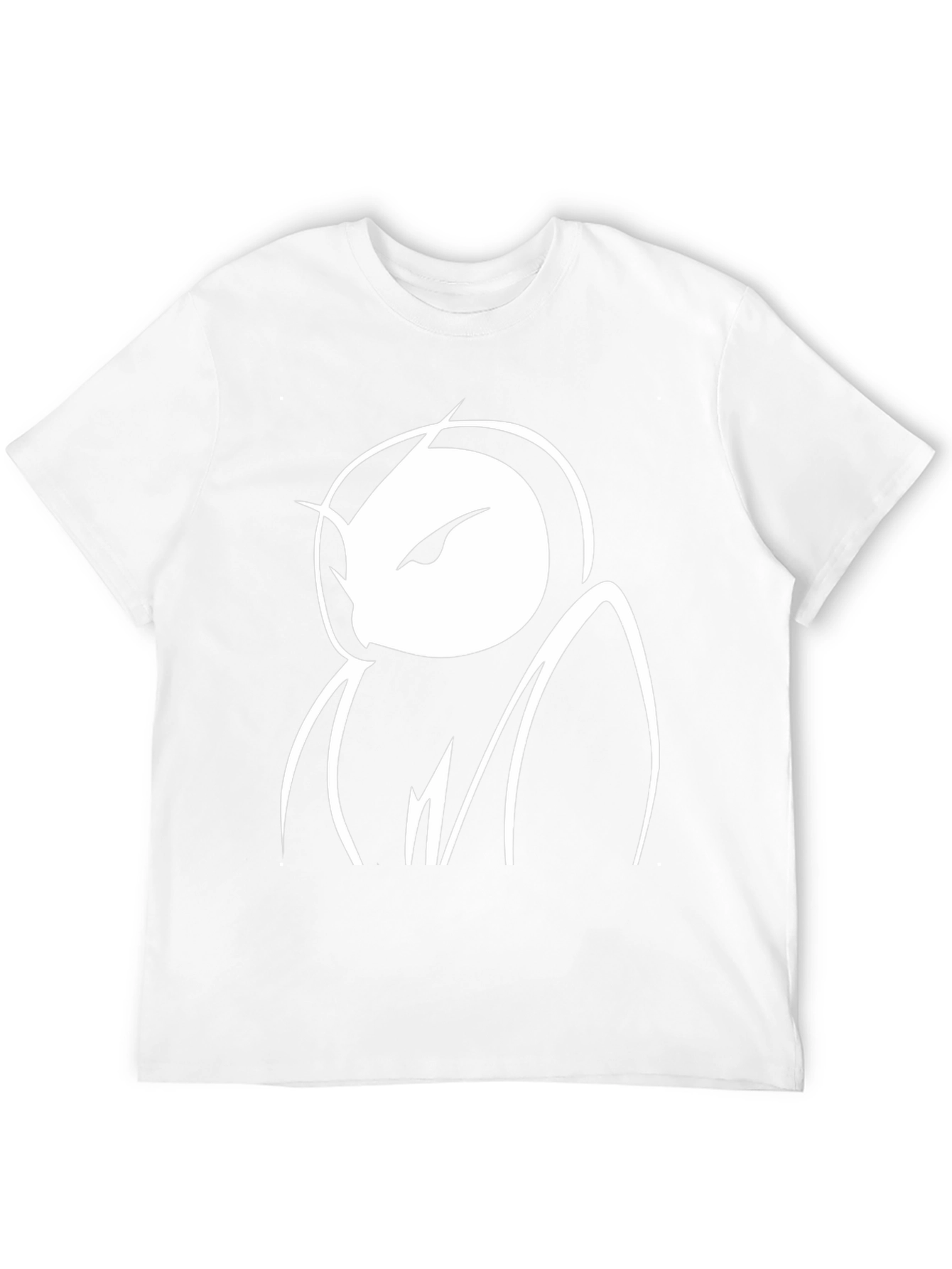 Abstract Owl Graphic Black T-Shirt - 12