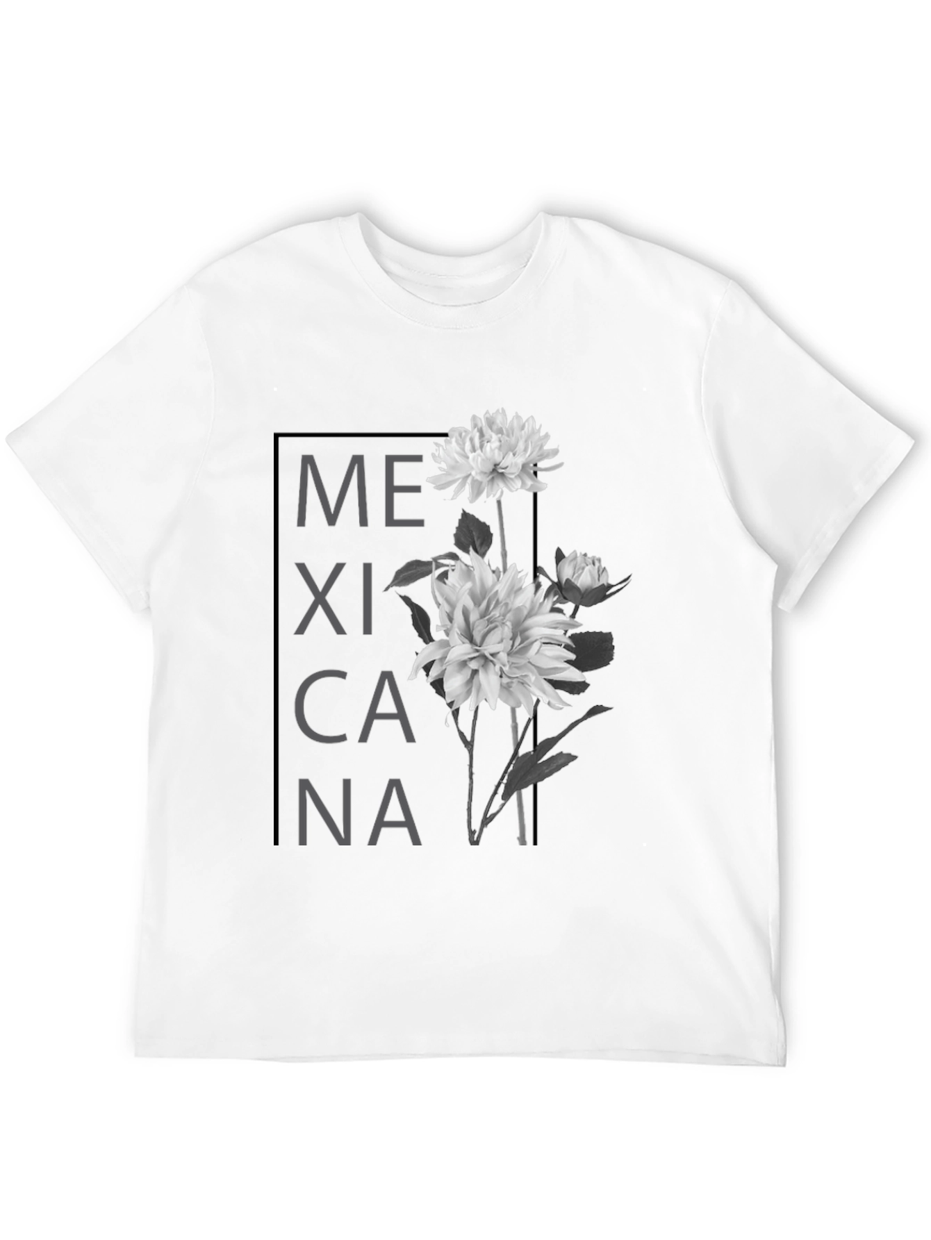 Black Mexicana Floral Graphic T-Shirt - Black view 12
