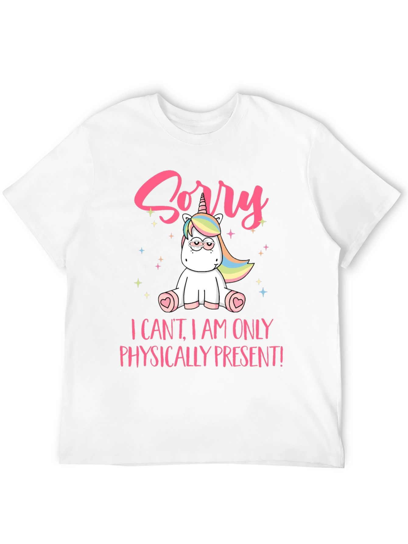 Black Unicorn 'Sorry' Graphic T-Shirt view 12