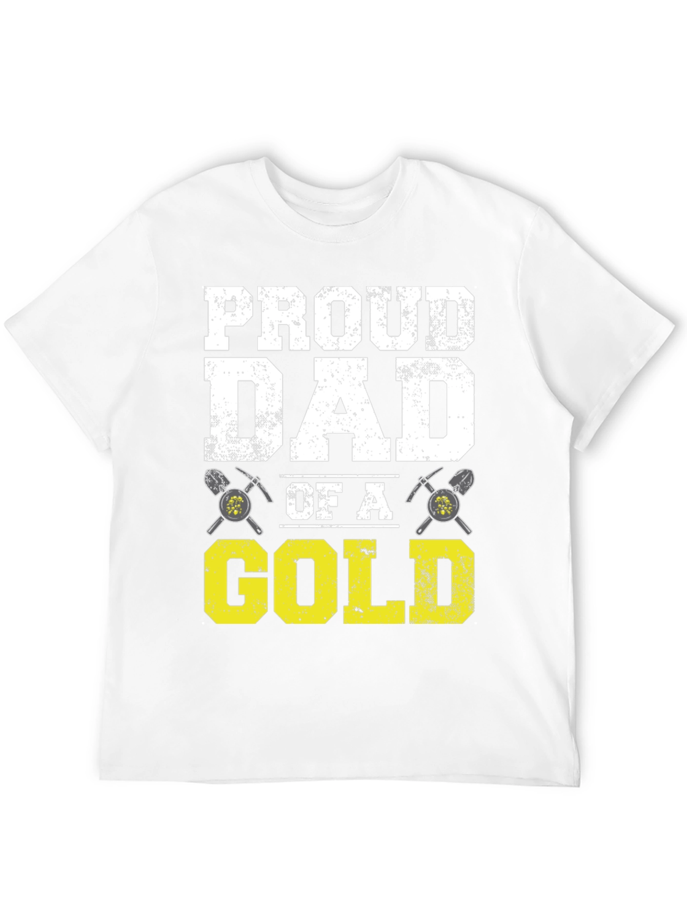 Black Proud Dad of a Gold Digger T-Shirt view 12