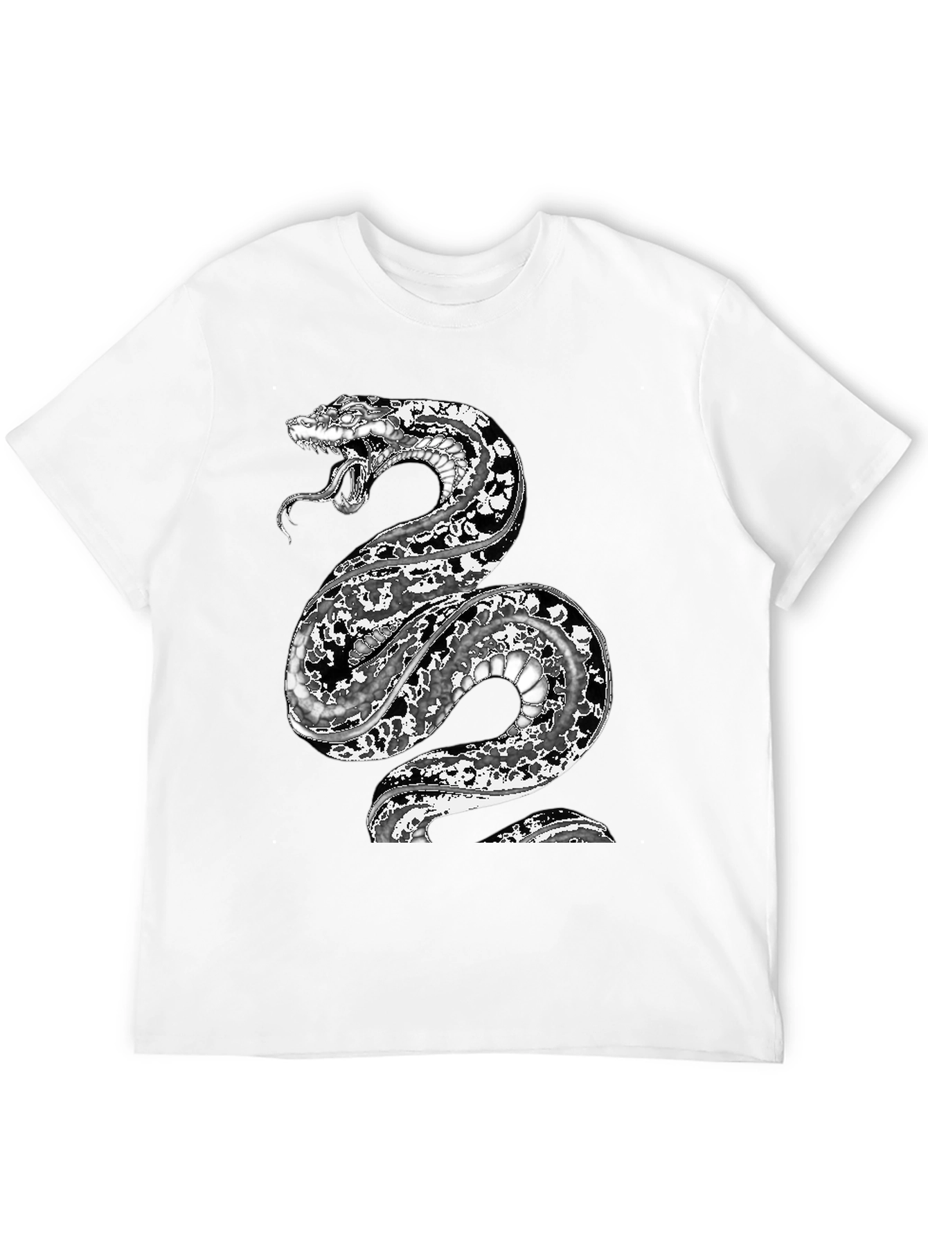 Black Snake Graphic Black T-Shirt view 12