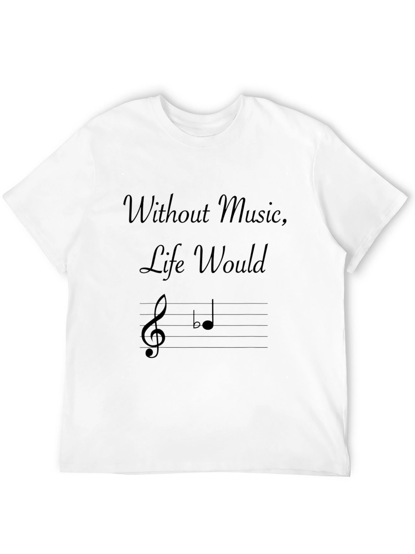 Black Music Lover's Tee: Without Music, Life Would... view 12