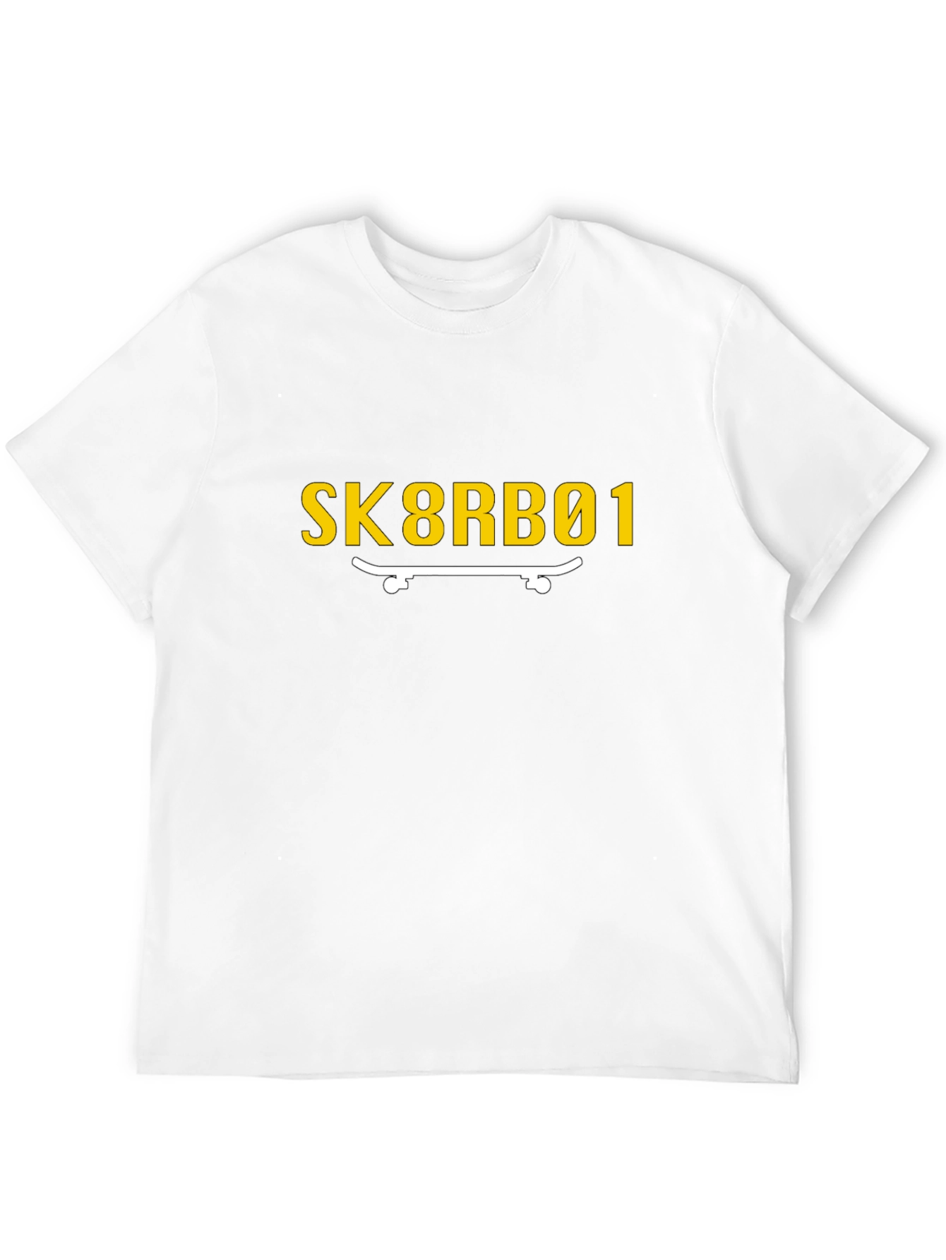 Black Sk8rbo1 Graphic Tee - Black Skateboard T-Shirt view 12