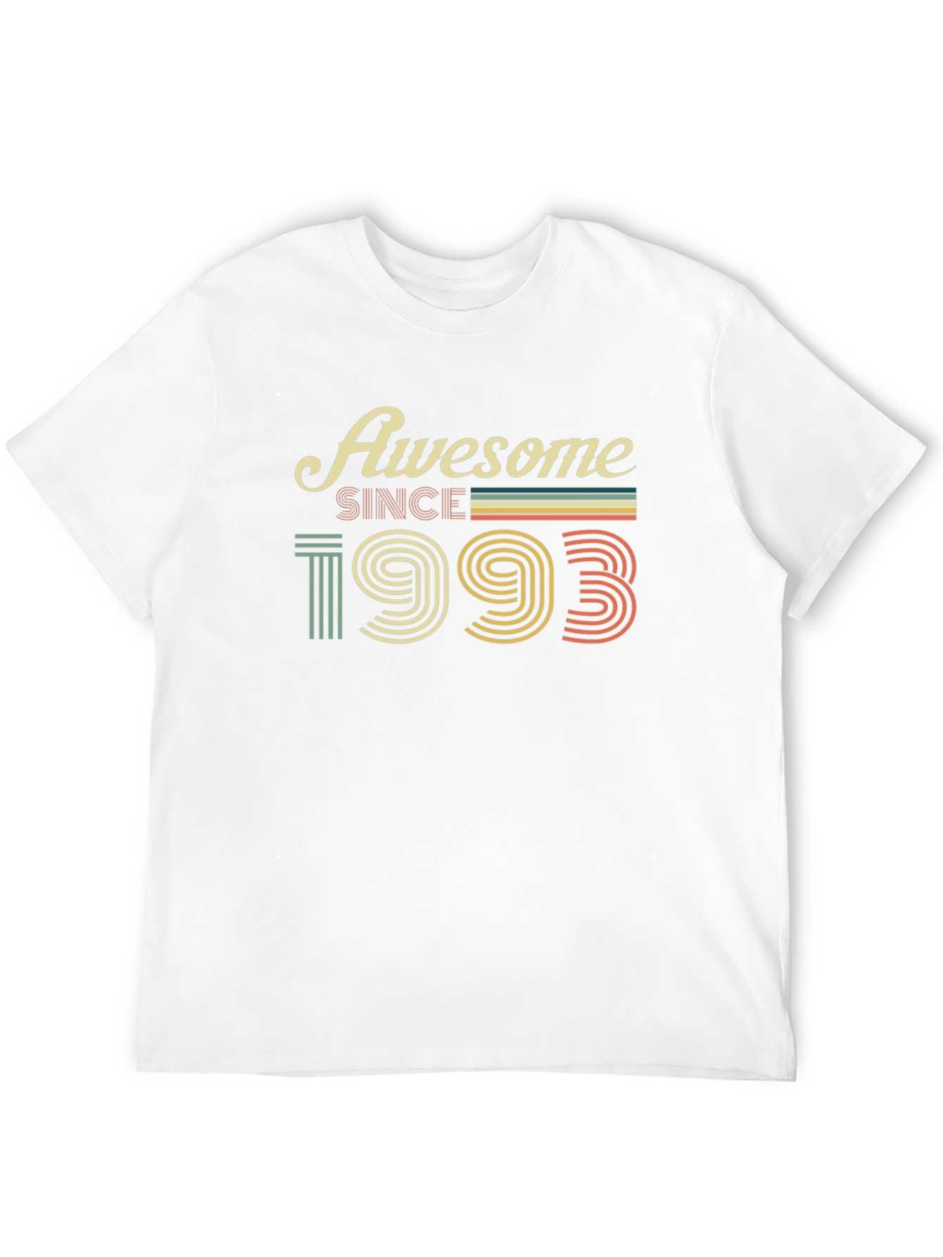 Black Awesome Since 1993 Graphic T-Shirt view 12