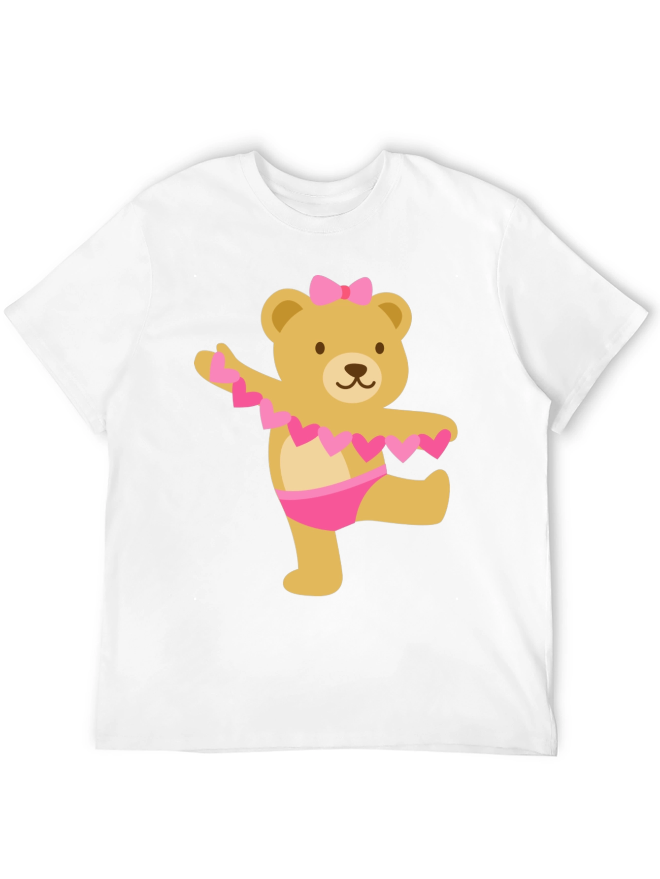 Black Cute Bear Ballet Dancer Black T-Shirt view 12