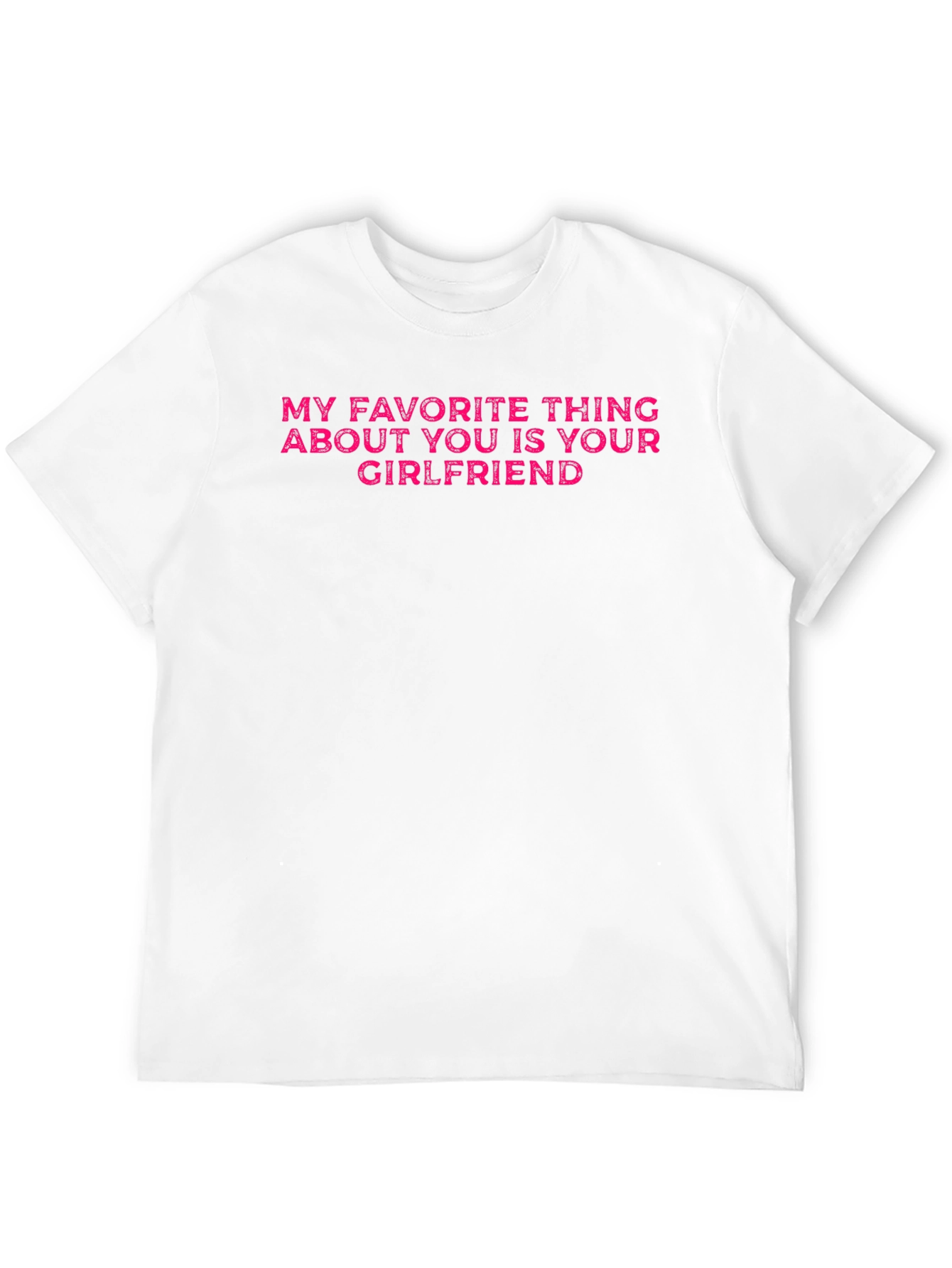 Black Funny Boyfriend Girlfriend Graphic T-Shirt view 12