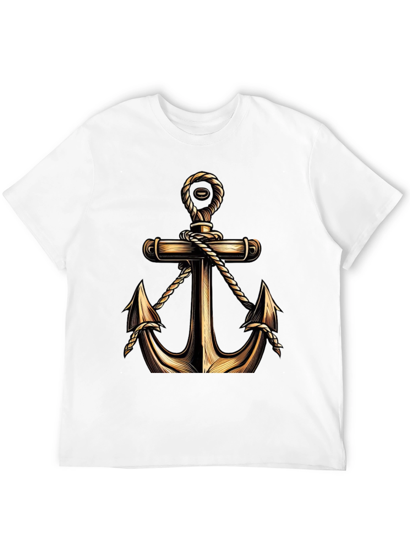 Black Nautical Anchor Graphic Tee - Stylish Comfort Fit view 12