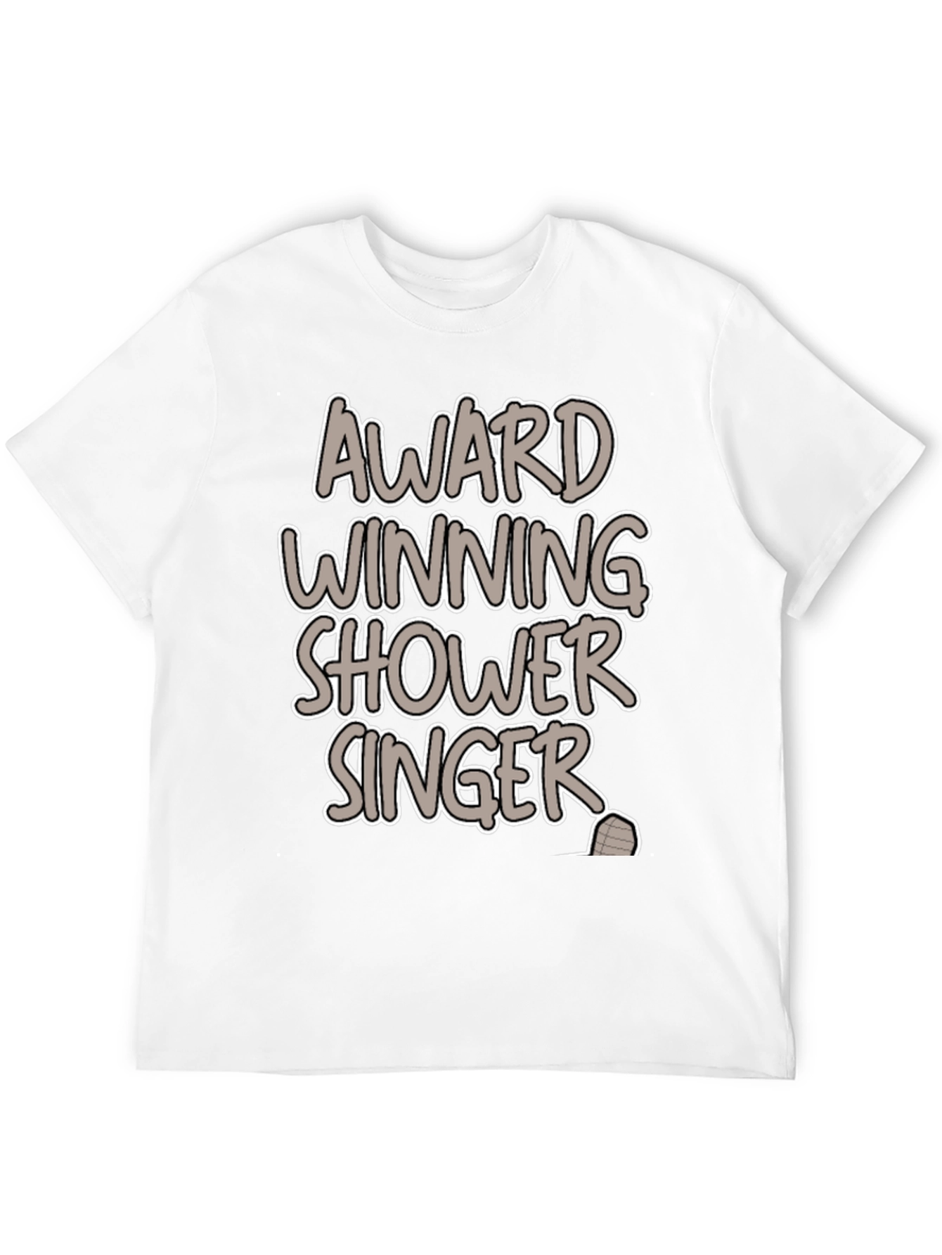 Black Award Winning Shower Singer Graphic Tee view 12