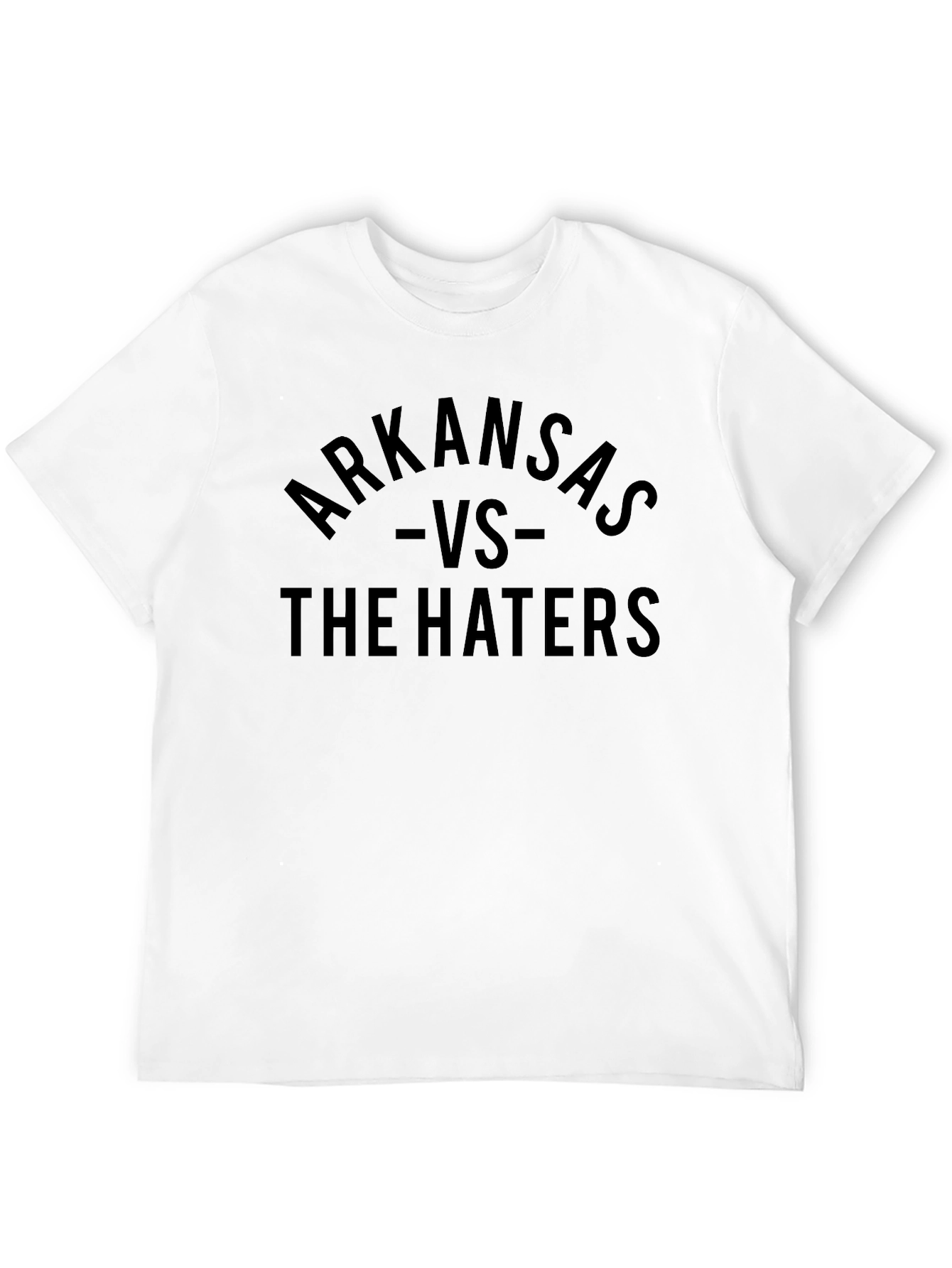 Black Arkansas vs The Haters Graphic Tee - Black view 12