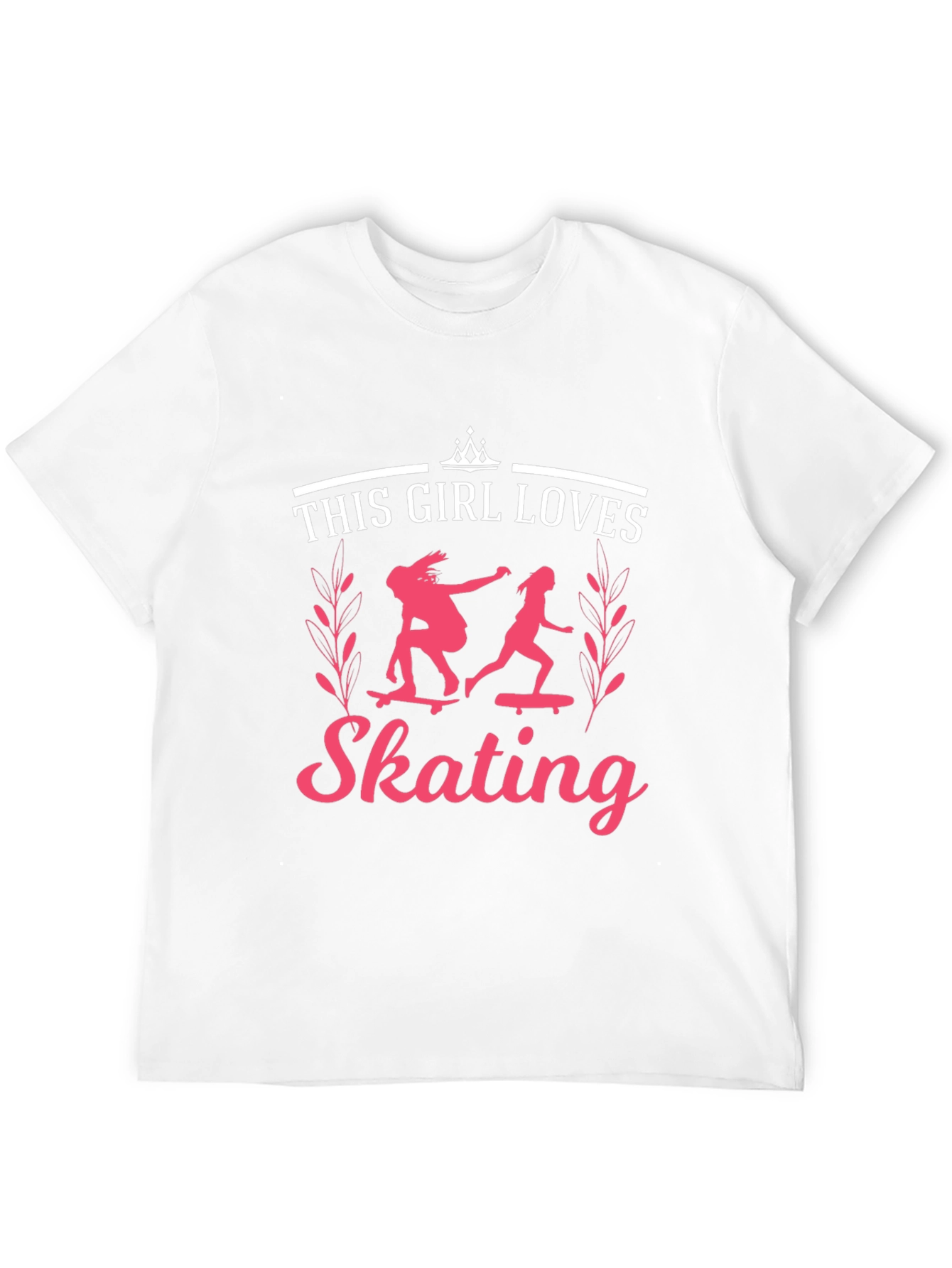 Black Girl Loves Skating Tee - Cool Skater T-Shirt view 12
