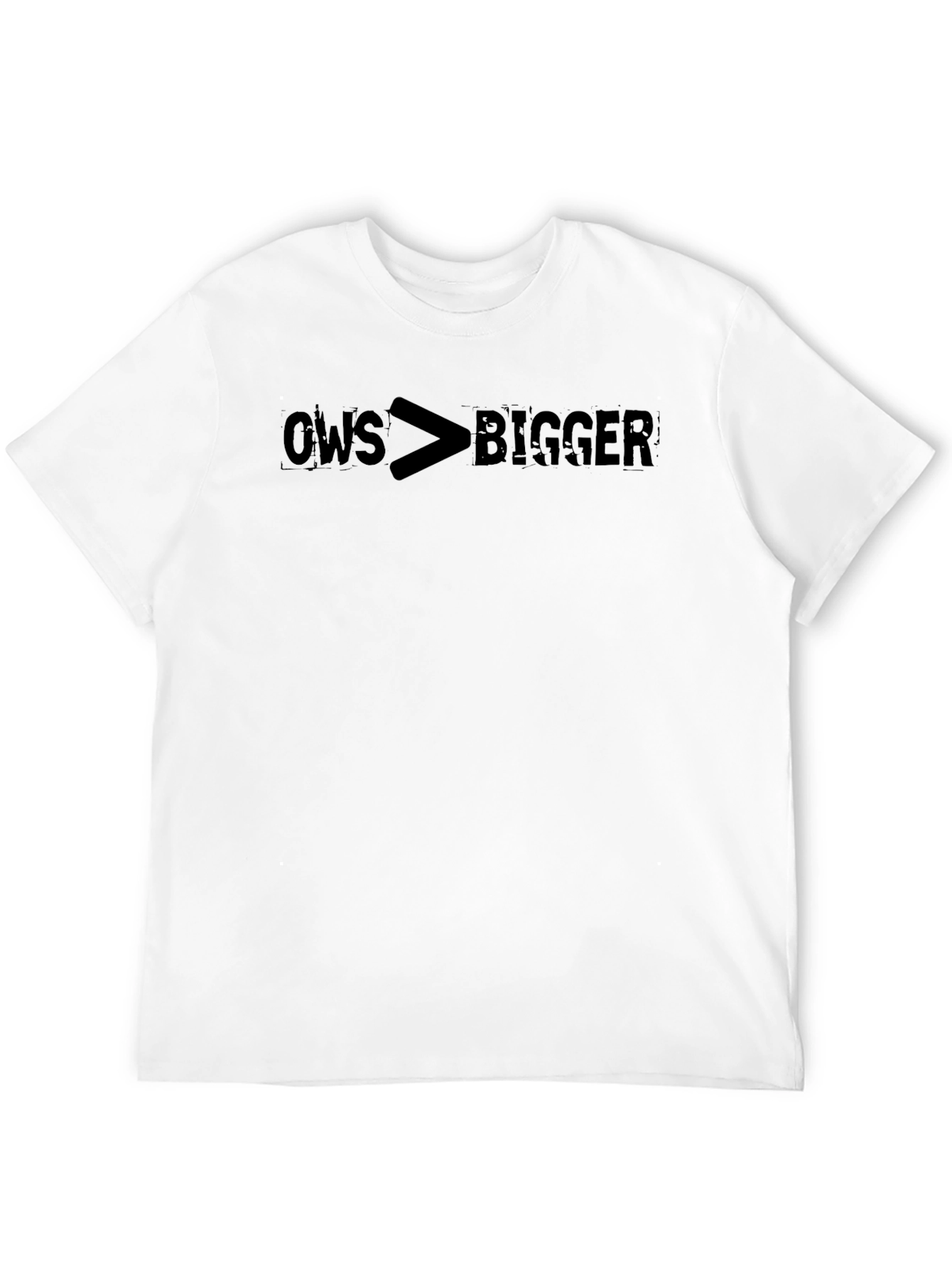 Black OWS > Bigger Graphic Tee - Soft Cotton Blend view 12