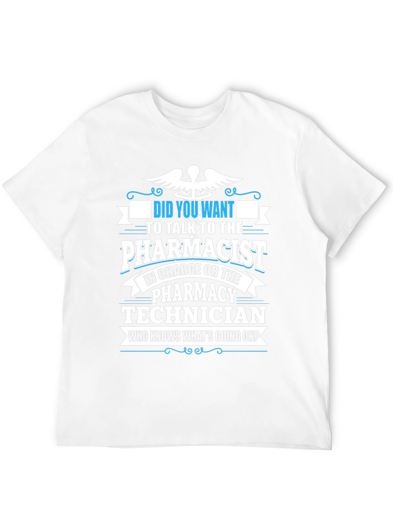 Black Pharmacy Technician T-Shirt view 12