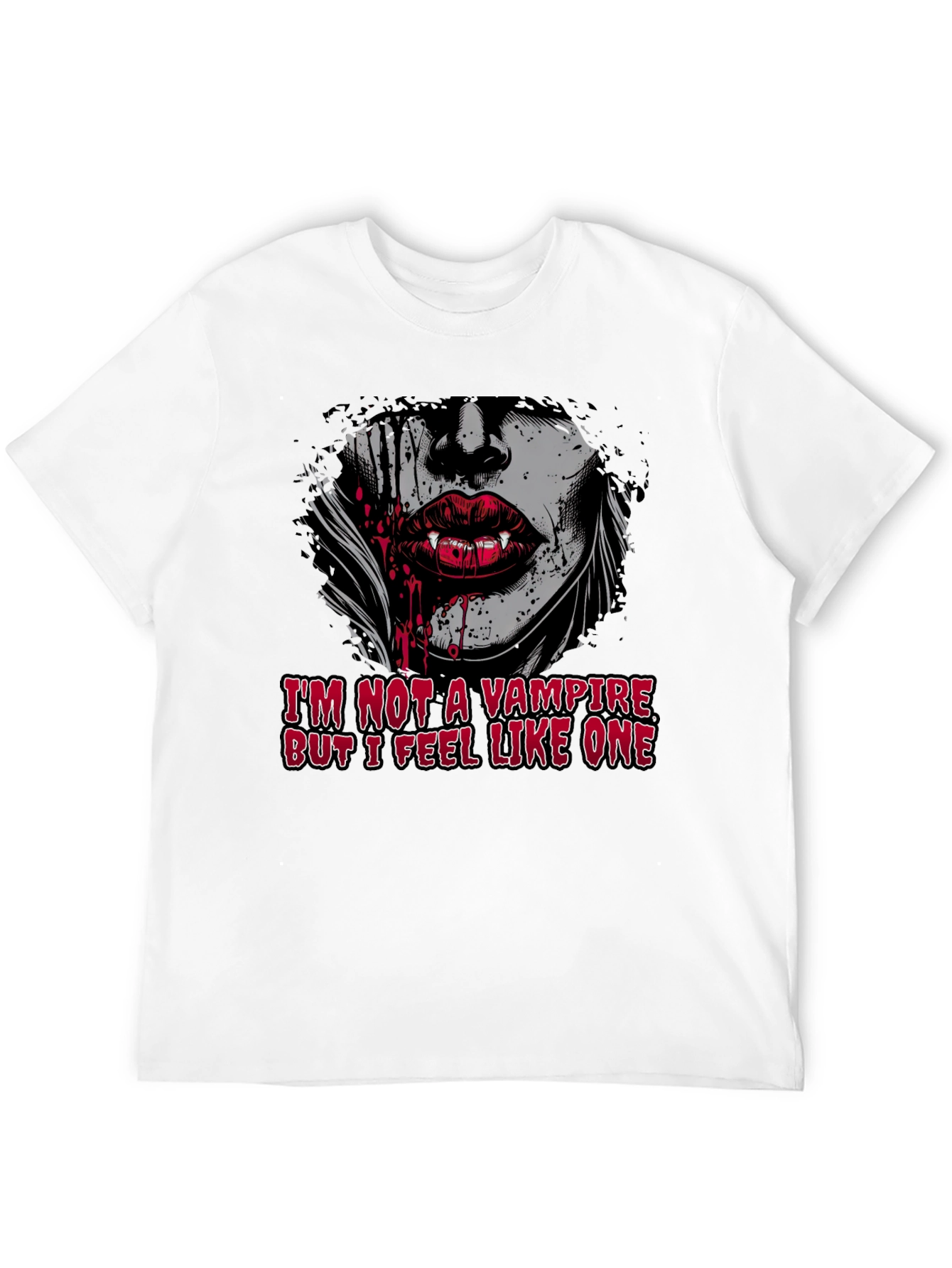 Black Vampire Graphic T-Shirt view 12