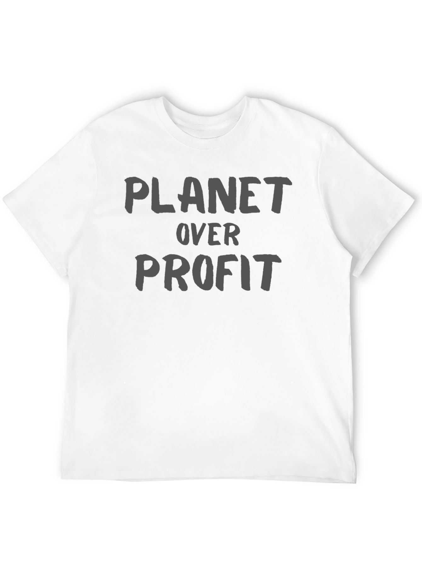 Black Planet Over Profit Graphic Tee - Eco Conscious Design view 12