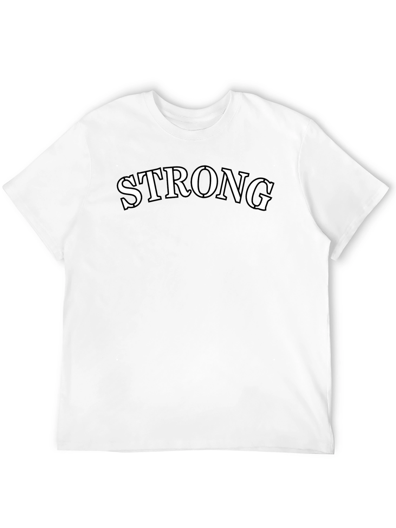 Black Men's Black STRONG Graphic Tee - Short Sleeve view 12