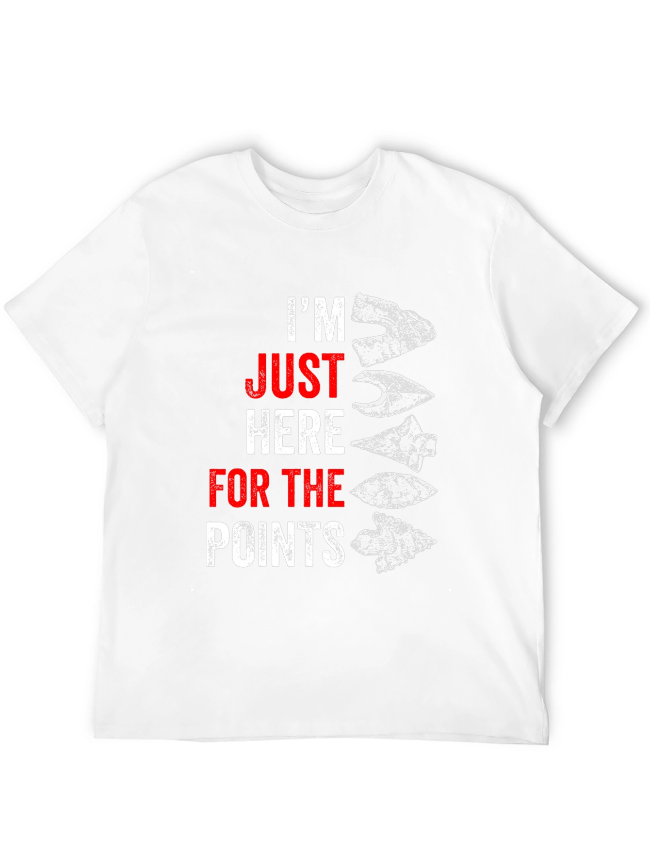 Black I'm Just Here For The Points T-Shirt view 12