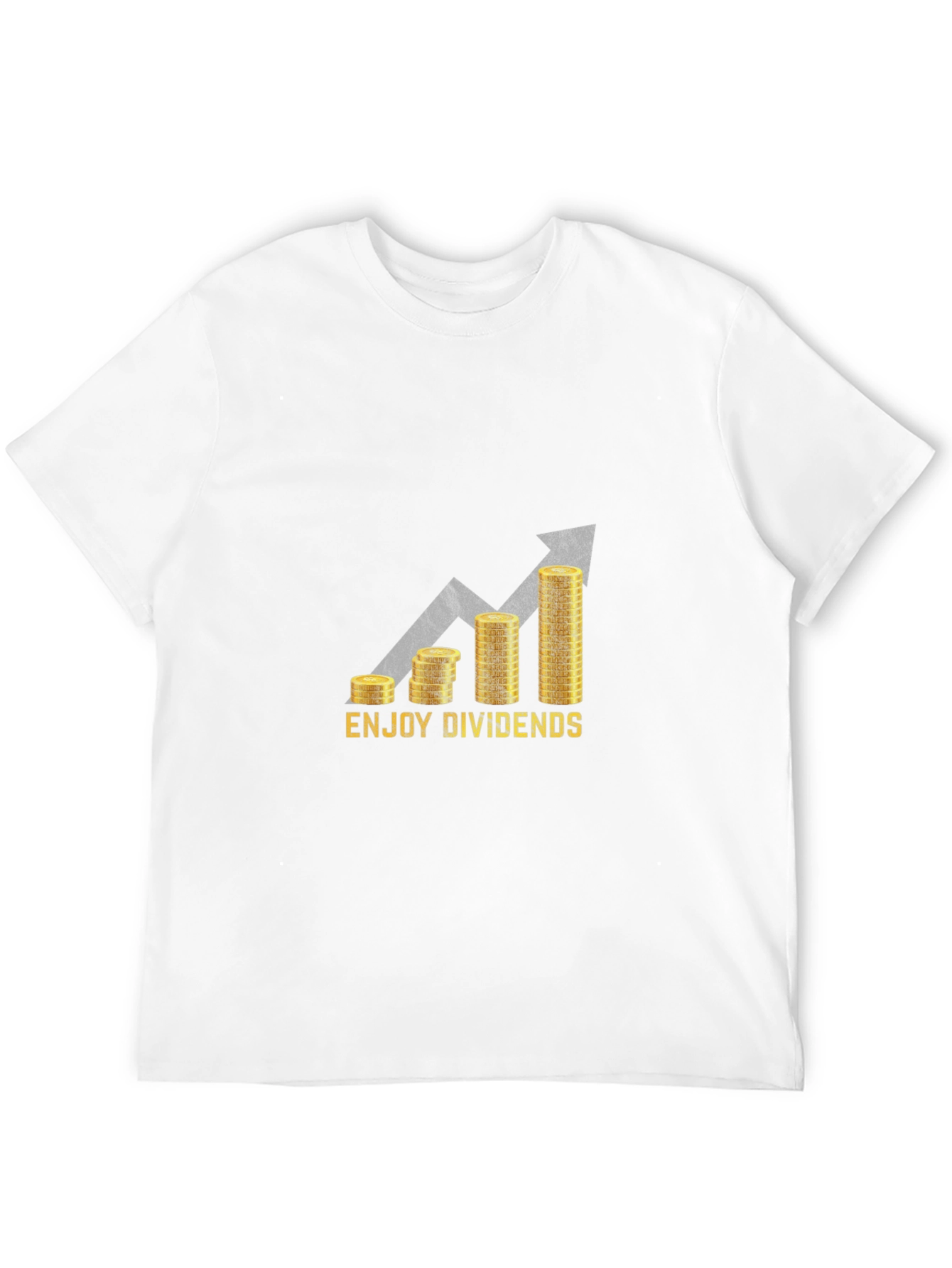 Black Enjoy Dividends Black Graphic Tee view 12